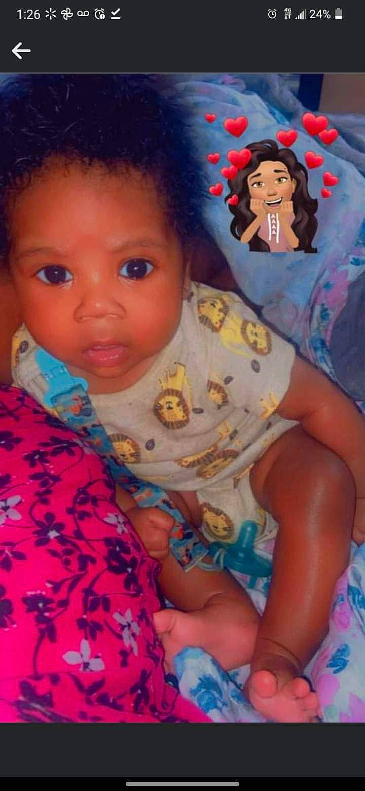 Quadir Sullivan is registered to the contest to win money with this photo: baby_toddler_clothing, beauty, cheek, child, eye, face, fun, hairstyle, happy, head, human_body, iris, leisure, lip, mouth, nose, organ, person, pink, skin