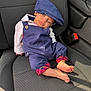 Quincey joined the competition — help win amazing prizes! baby, sleeping, car_seat, blue_clothing, cap, infant, footwear_free, relaxed, sunlight, shadow, child, cute, portrait, indoors, seatbelt_buckle, clothing, small_feet, peaceful, casual, resting