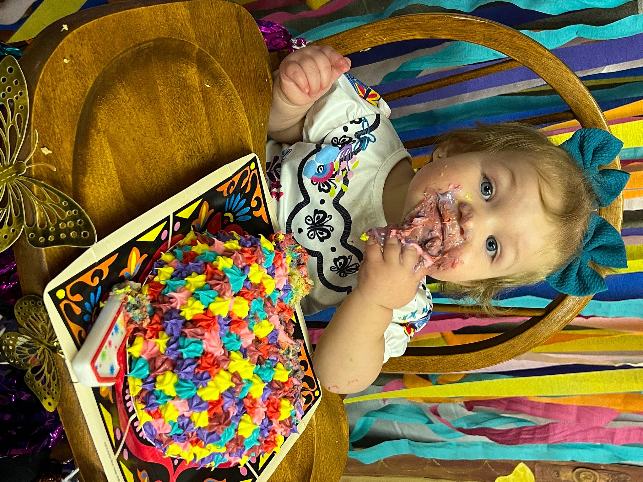 Rorey is registered to the contest to win money with this photo: art, baby, baby_products, baby_toddler_clothing, baby_toys, chair, cheek, child, fun, happy, leisure, linens, pattern, person, plastic, play, product, room, textile, toddler