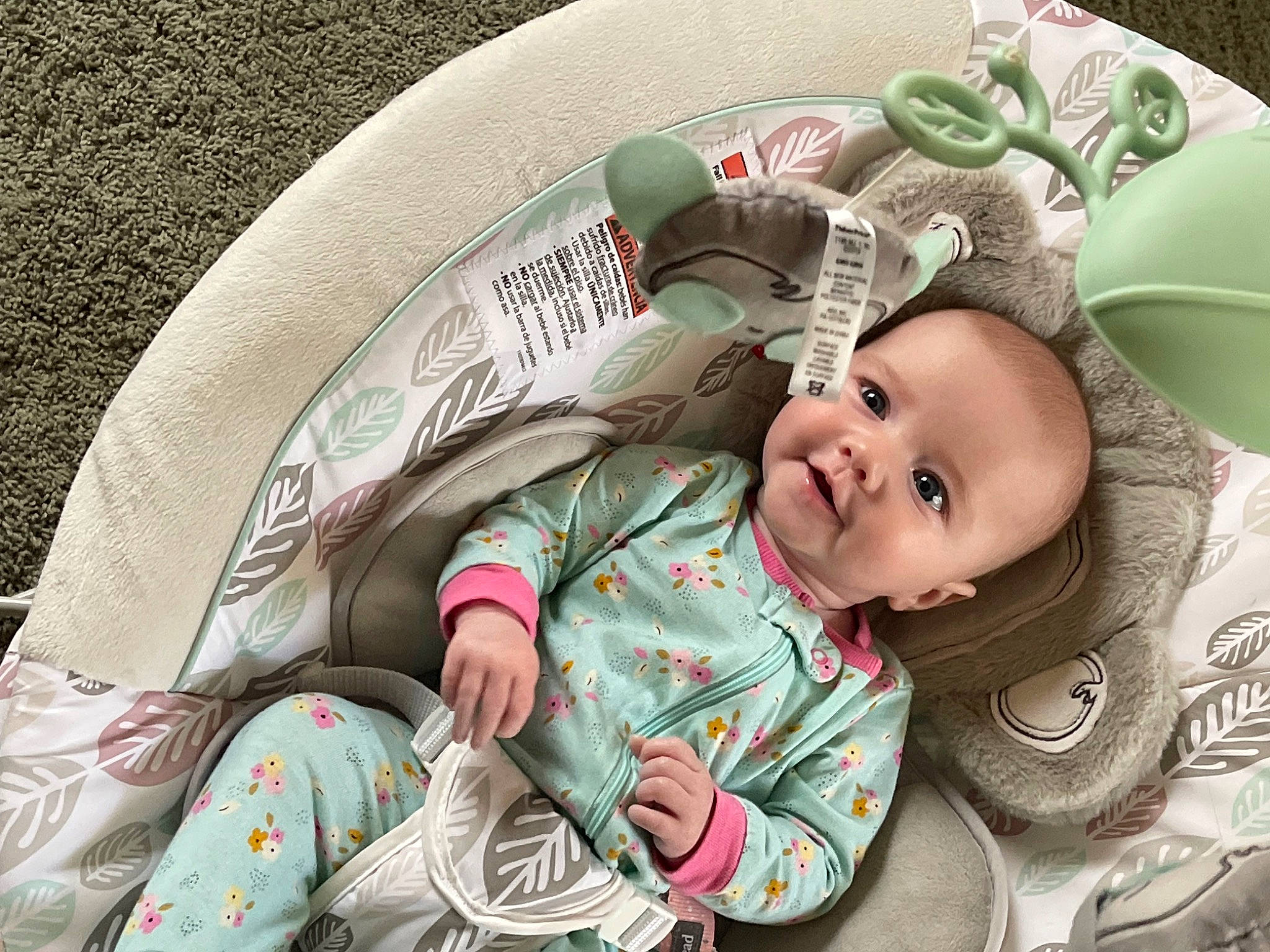 Freya is registered to the contest to win money with this photo: baby, baby_carriage, baby_products, baby_safety, baby_sleeping, baby_toddler_clothing, cheek, child, comfort, couch, grass, headgear, infant_bed, linens, pattern, person, sitting, skin, sleeve, textile