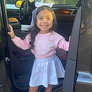 Xitlali is registered to the contest to win money with this photo: alloywheel, car, carwheel, child, clothing, dress, face, female, footwear, girl, head, machine, person, photography, portrait, shoe, skirt, spoke, tire, wheel