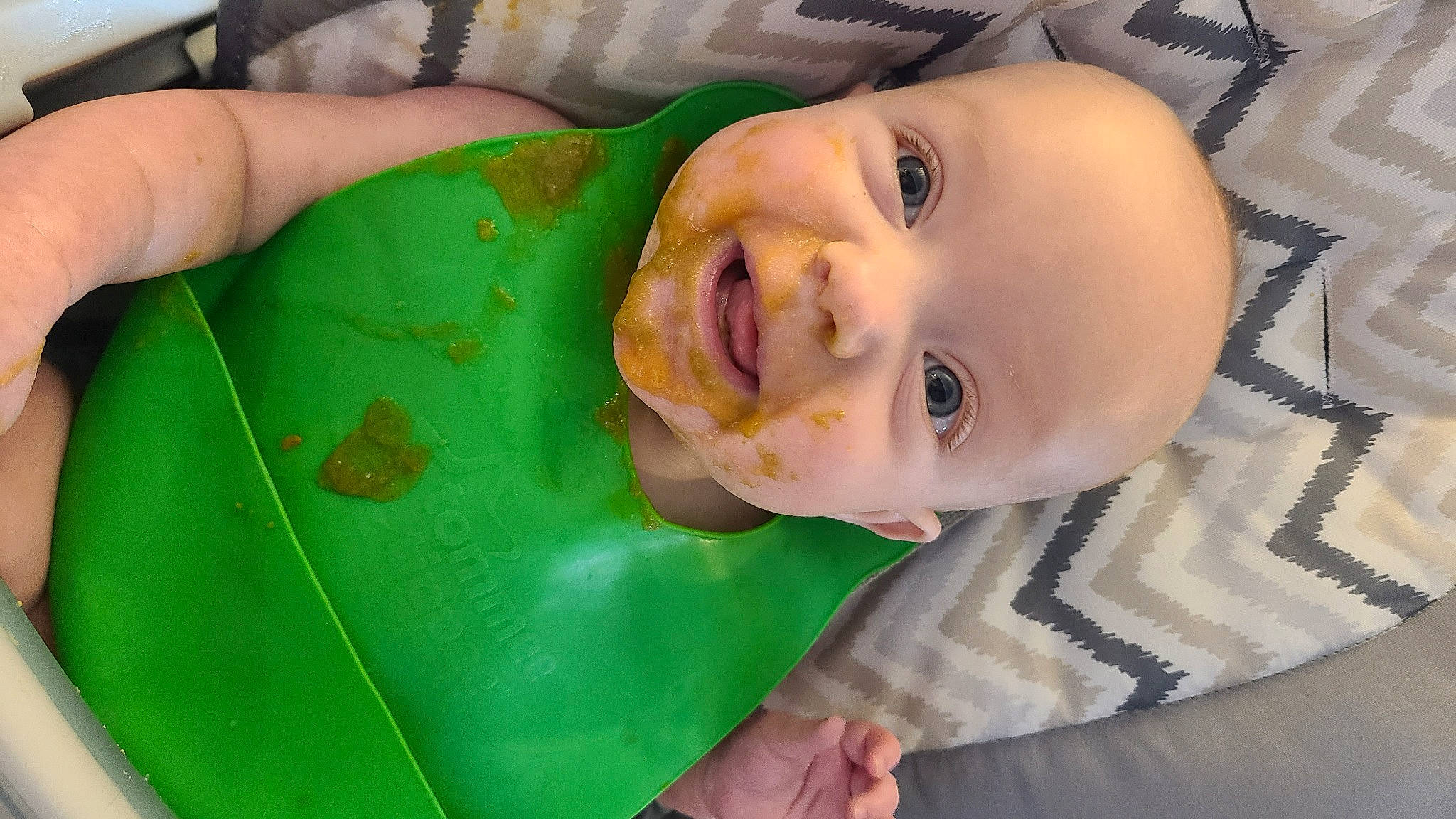 Charlotte joined the competition — help win amazing prizes! baby, baby_laughing, baby_toddler_clothing, cheek, child, eye, eyelash, face, finger, fun, hand, happy, head, iris, lip, mouth, nose, person, skin, smile