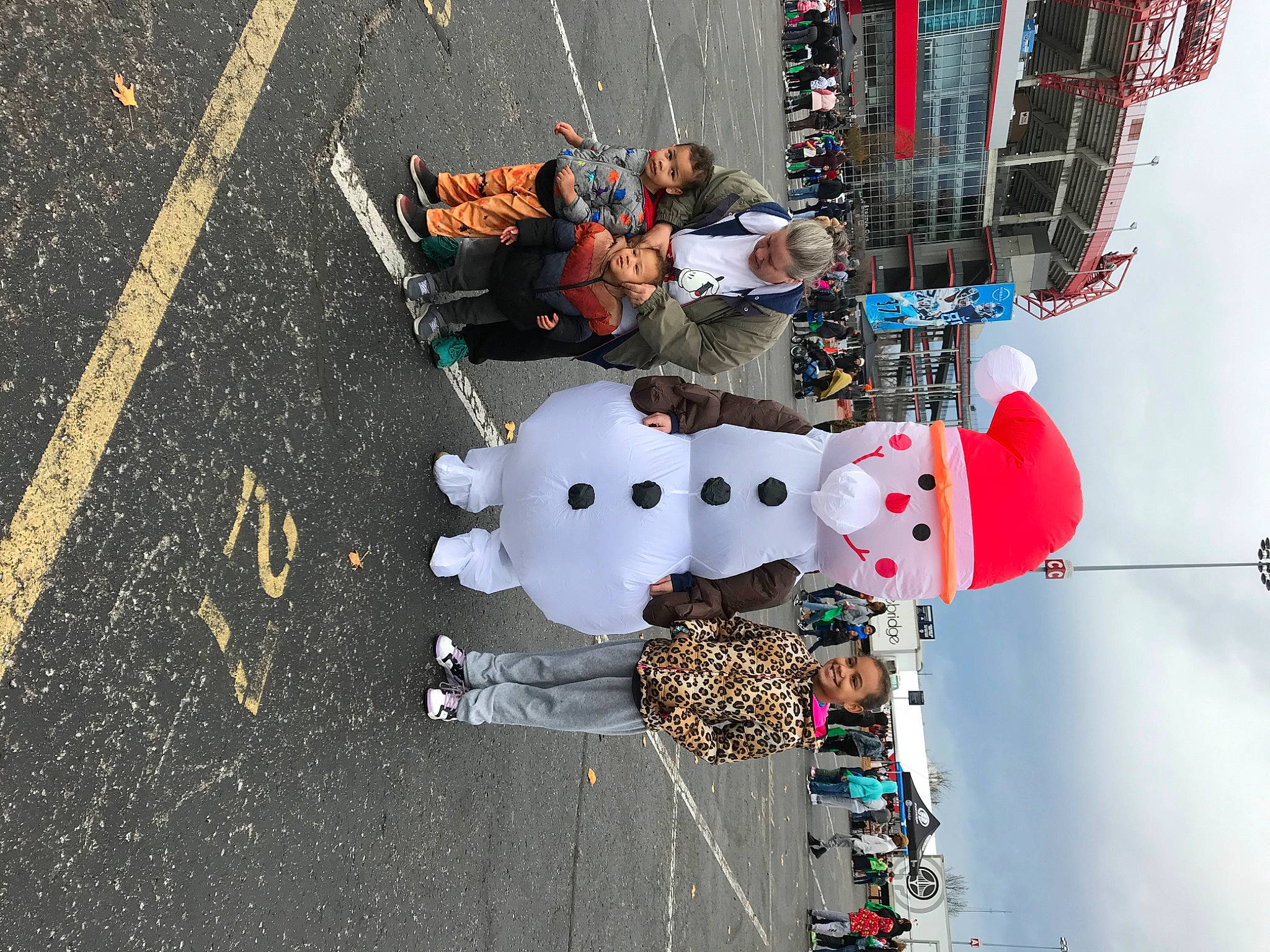 Jamir is registered to the contest to win money with this photo: art, asphalt, carmine, city, concrete, engineering, event, fun, joy, line, machine, pedestrian, person, road, road_surface, sidewalk, sky, space, street, tar