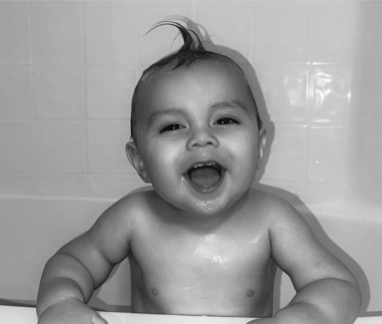 Eslan joined the competition — help win amazing prizes! baby_bathing, bathing, bathroom, bathtub, ear, eyebrow, eyelash, fluid, fun, gesture, happy, iris, jaw, mouth, person, plumbing, plumbing_fixture, smile, toddler, tooth