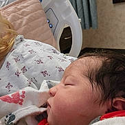 Joel joined the competition — help win amazing prizes! newborn, baby, sleeping, blanket, hospital, bed, infant, face, closeup, profile, rest, comfort, soft, indoor, person, child, healthcare, quiet, peaceful, toddler