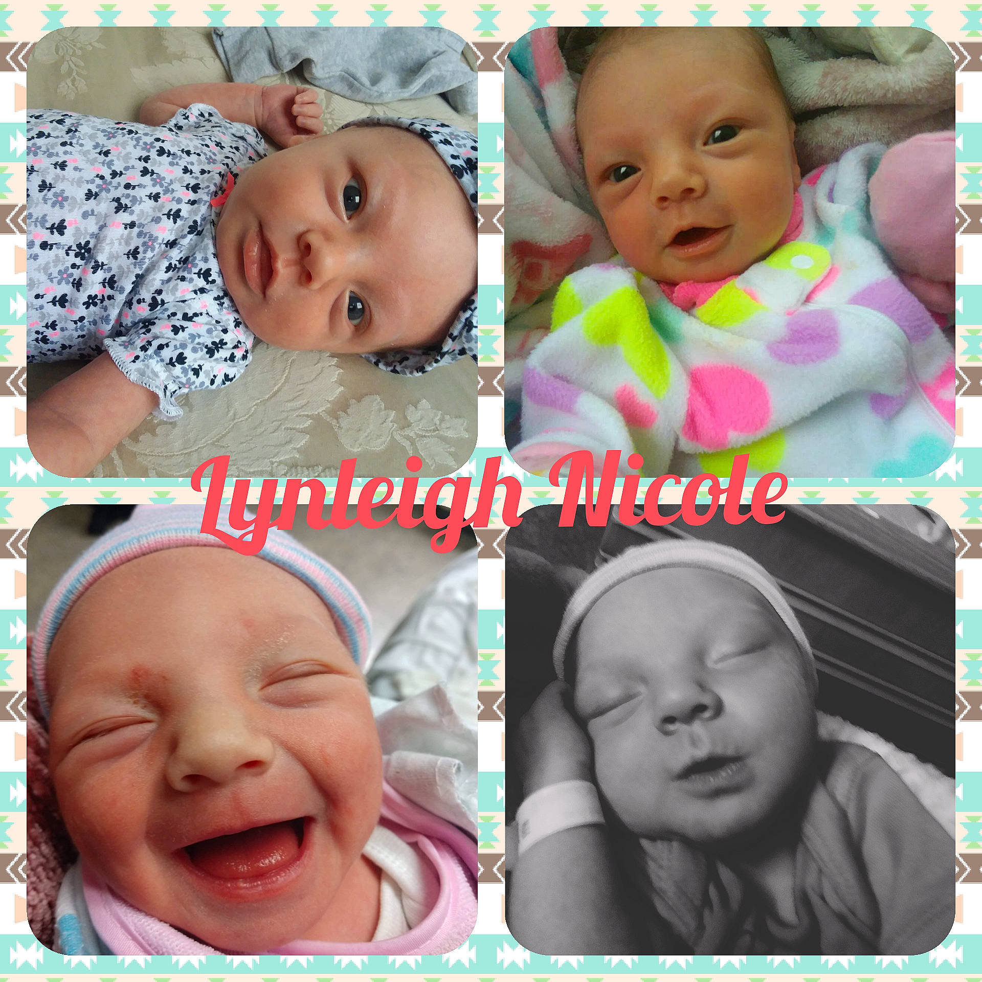 Lynleigh is registered to the contest to win money with this photo: baby, baby_making_funny_faces, cheek, child, collage, eye, face, facial_expression, fun, head, joy, lip, mouth, nose, person, photography, photomontage, pink, product, skin