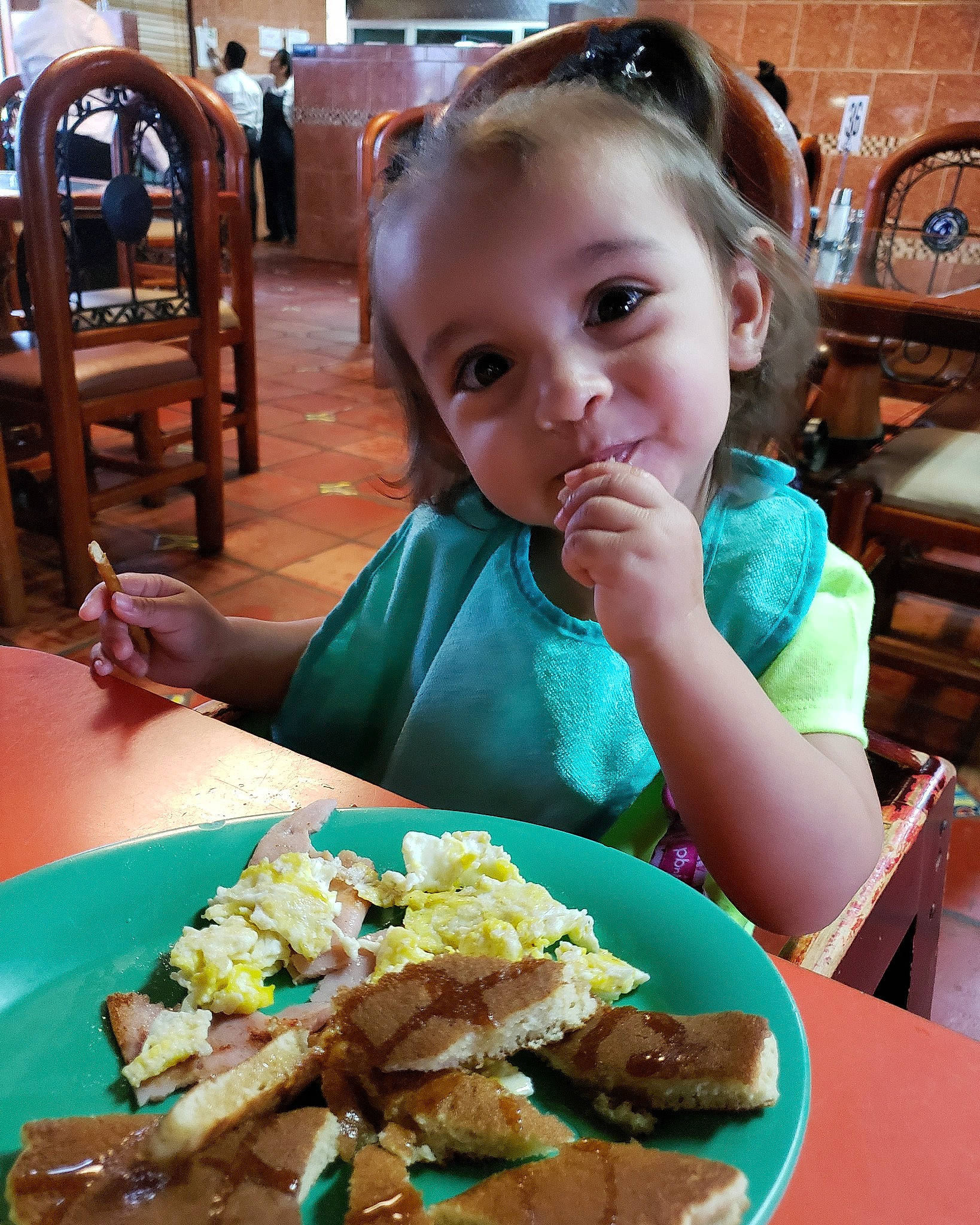 Emma joined the competition — help win amazing prizes! breakfast, brunch, child, comfort_food, cuisine, dish, eating, food, ingredient, junk_food, lunch, meal, person, toddler