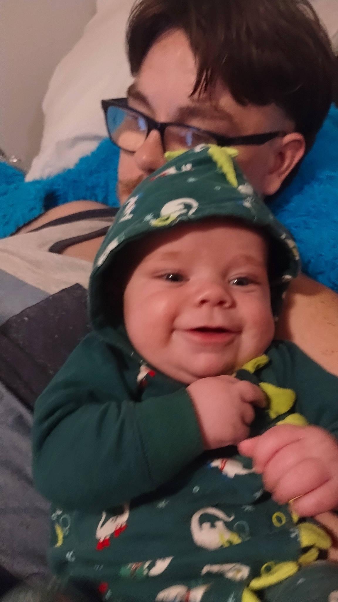 Ian joined the competition — help win amazing prizes! baby, cheek, eye, eyewear, face, glasses, green, hair, happy, head, headwear, iris, joy, mouth, nose, organ, person, photograph, skin, smile