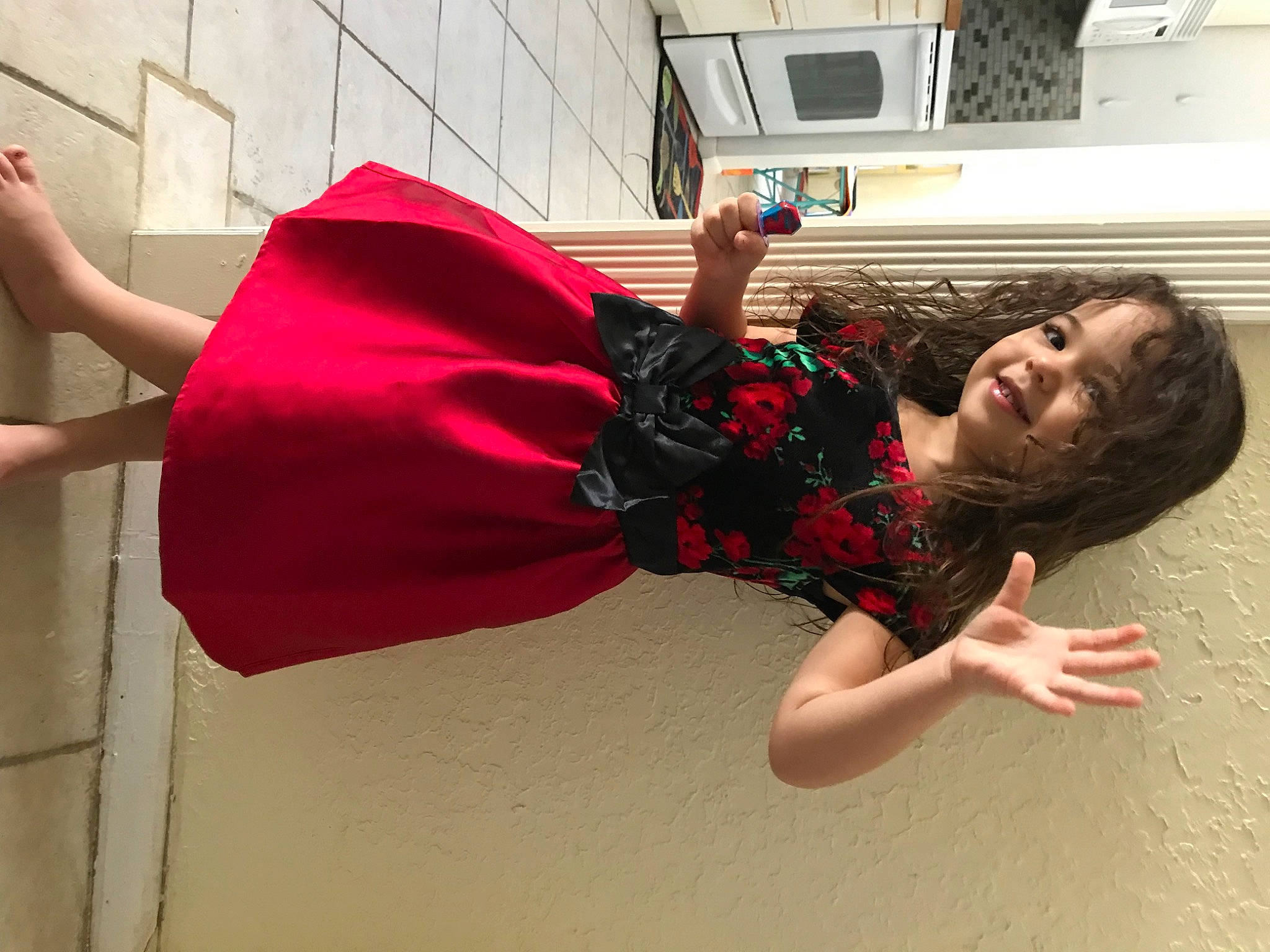 Bella joined the competition — help win amazing prizes! carmine, child, elbow, event, flooring, fun, happy, human_leg, joint, joy, knee, leg, leisure, magenta, person, room, smile, t_shirt, thigh, toddler