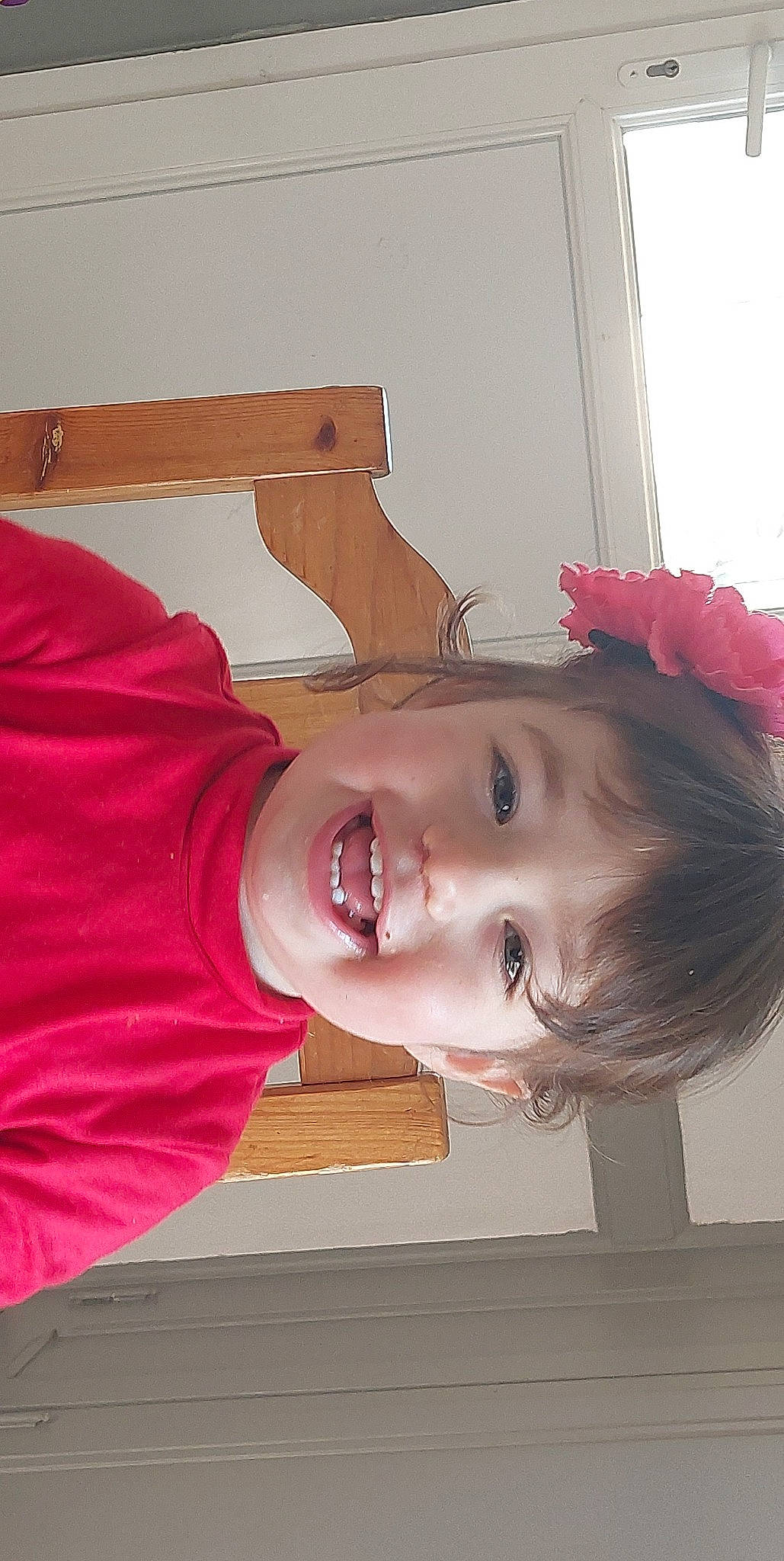 Inaya participe au concours pour gagner de l'argent avec cette photo : baby, baby_toddler_clothing, cheek, chest, child, dress, elbow, eyebrow, eyelash, fun, happy, jaw, joy, lip, magenta, mouth, neck, person, sleeve, smile