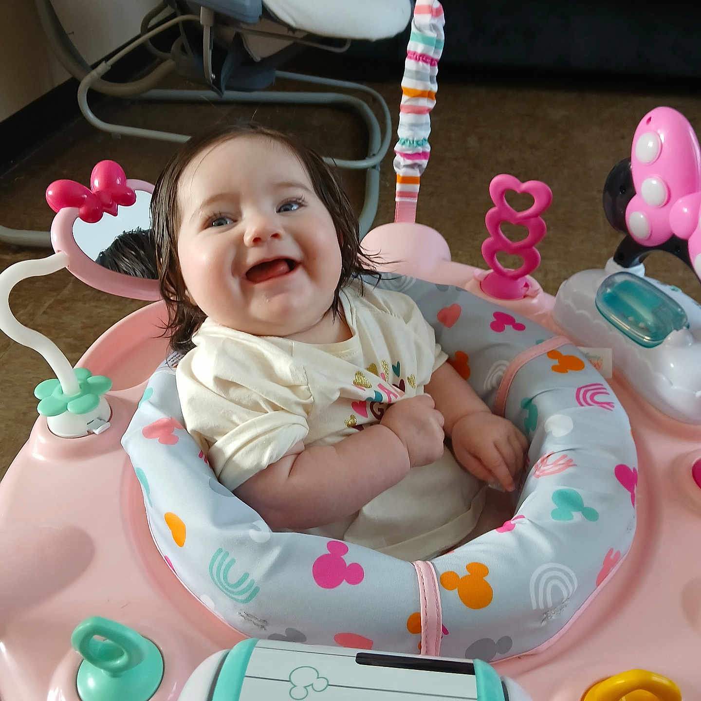 Adelynn is registered to the contest to win money with this photo: baby, clothing, couch, cream, crib, cushion, dessert, face, food, furniture, happy, hat, head, homedecor, icing, infantbed, person, photography, portrait, sitting