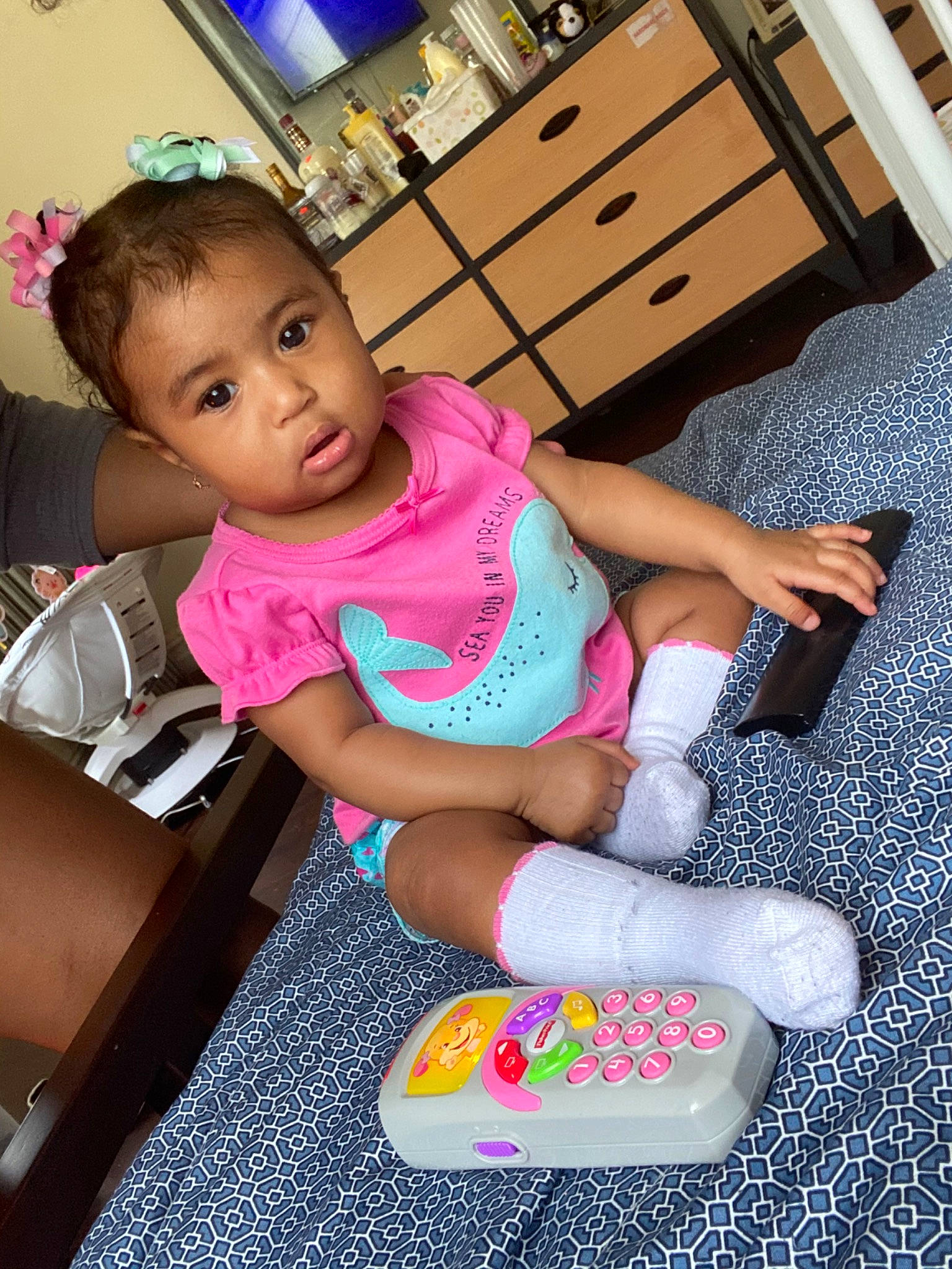 Juliet joined the competition — help win amazing prizes! baby, beauty, child, leg, person, pink, play, shoe, skin, toddler, vacation