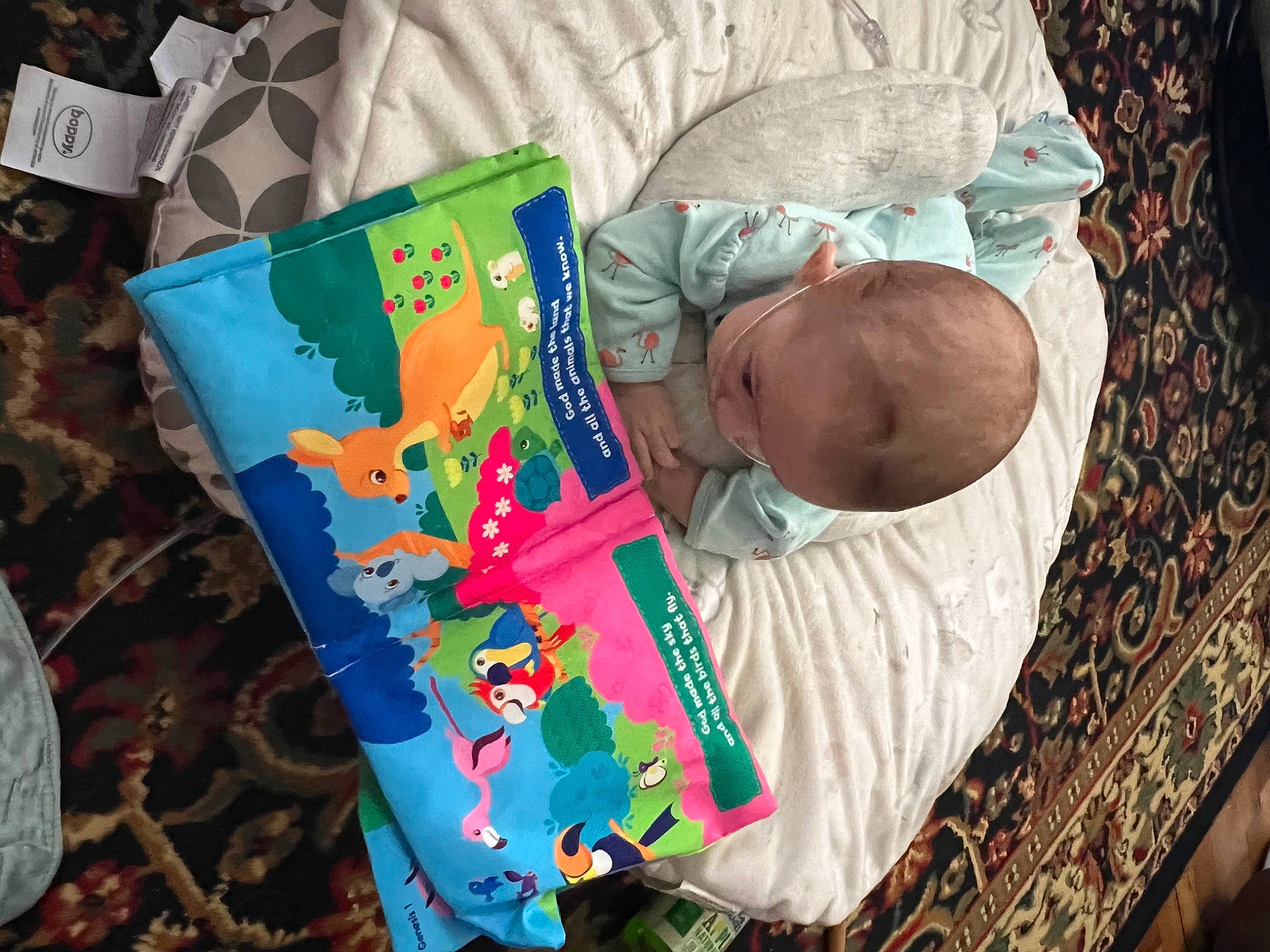 Makayla joined the competition — help win amazing prizes! adaptation, art, baby, baby_products, baby_toddler_clothing, beauty, book, child, comfort, green, linens, mammal, pattern, person, publication, room, sleeve, t_shirt, textile, toddler