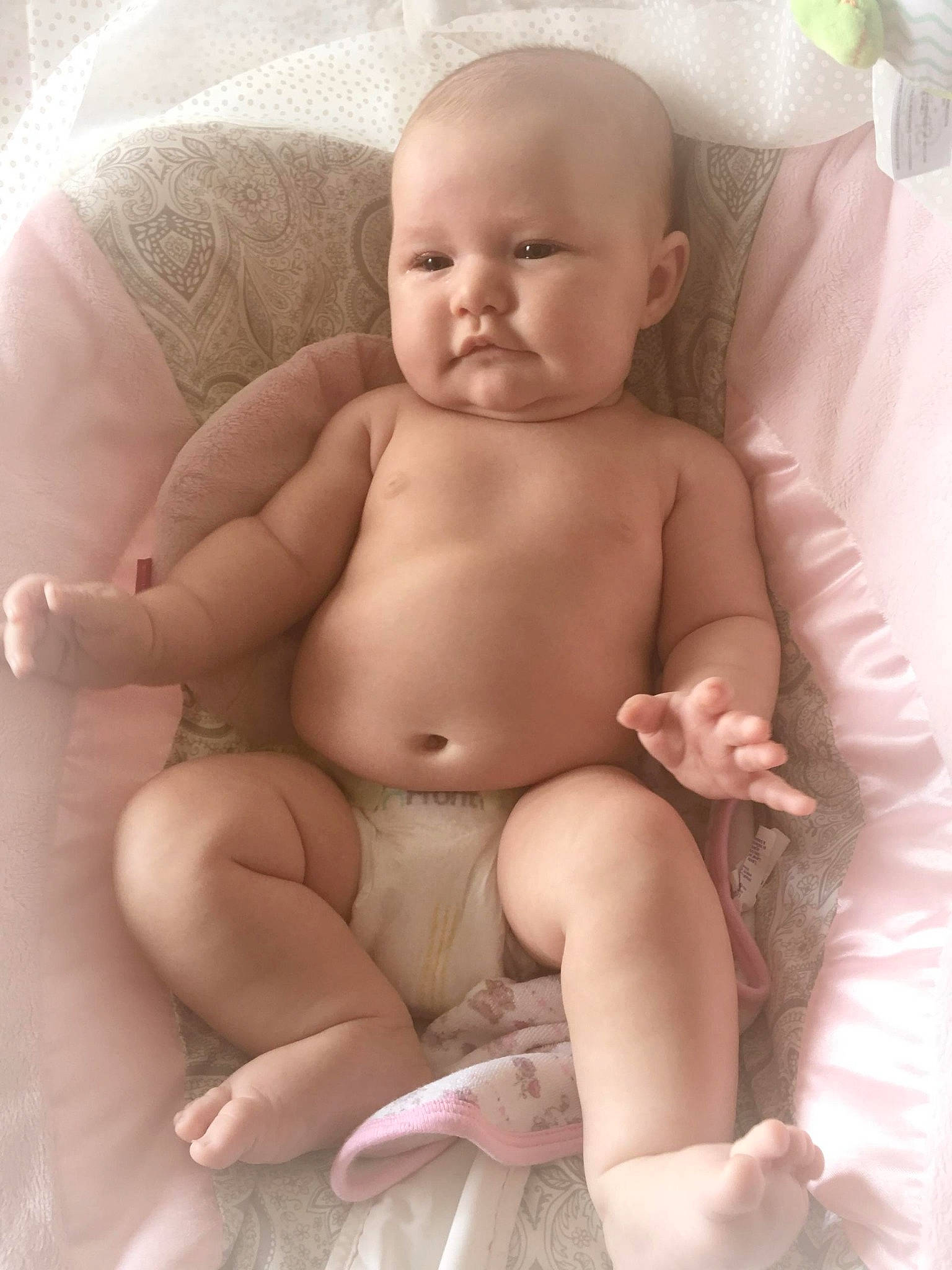 Kiera joined the competition — help win amazing prizes! cheek, chest, child, close_up, finger, girl, infant, person, toddler