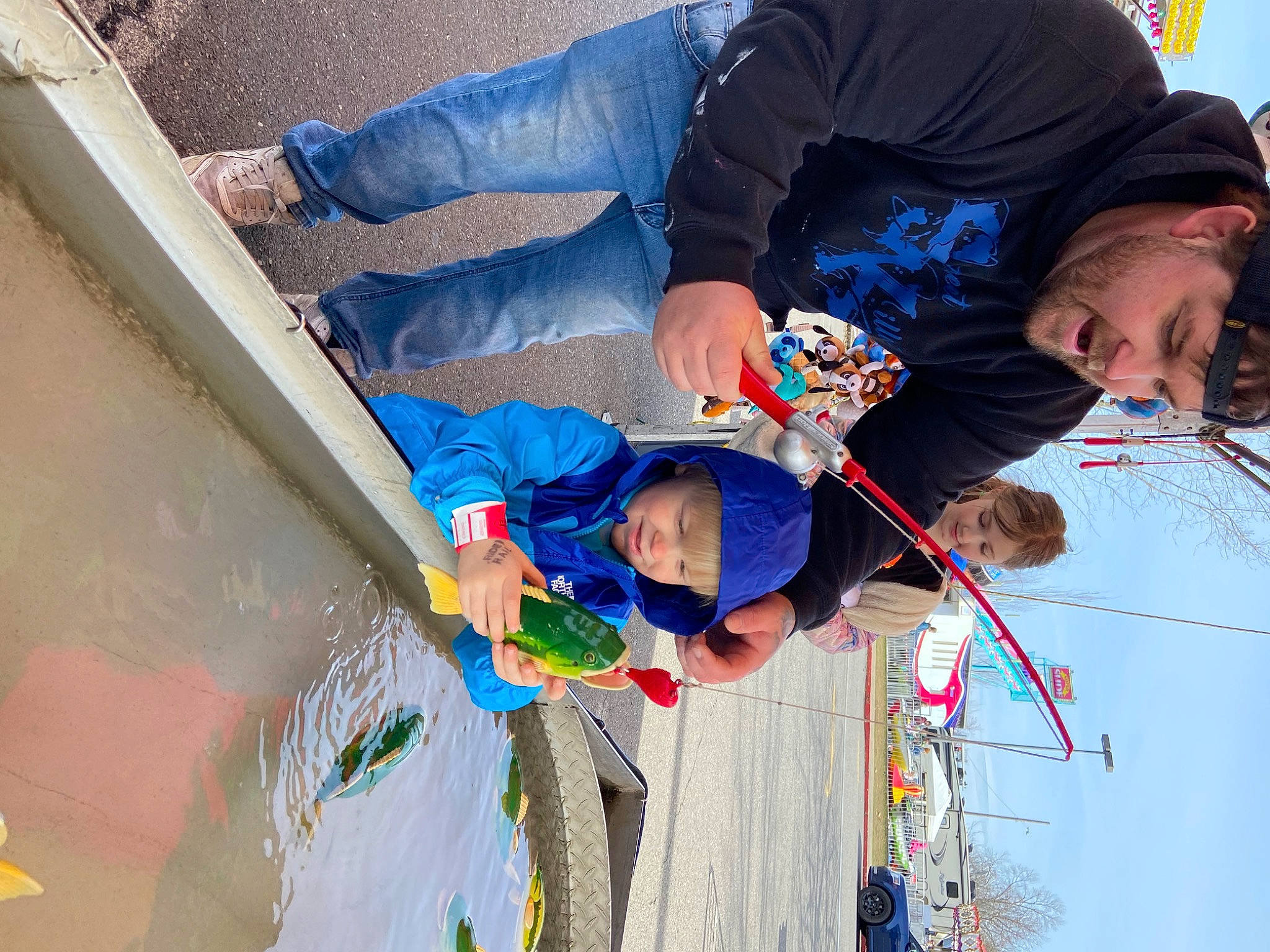 Jordan is registered to the contest to win money with this photo: child, event, fun, happy, headwear, leisure, person, plant, recreation, sky, slope, toddler, tradition, tree, white, winter, world
