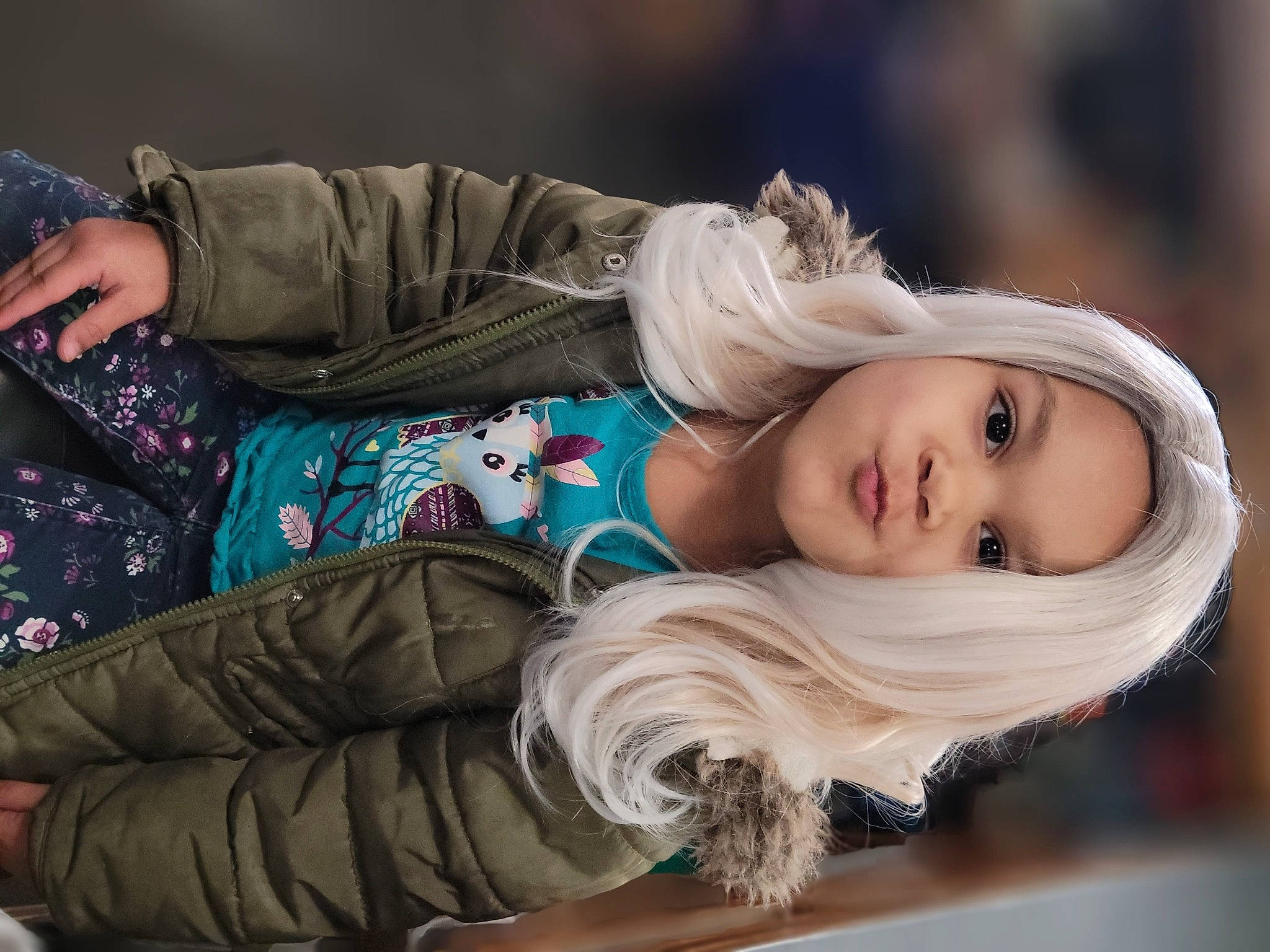 Za'Niayh is registered to the contest to win money with this photo: bangs, blond, brown_hair, child, doll, eyelash, fashion_accessory, fashion_model, flash_photography, fur, grass, hair_coloring, happy, headwear, human_leg, jewellery, lip, long_hair, person, sitting