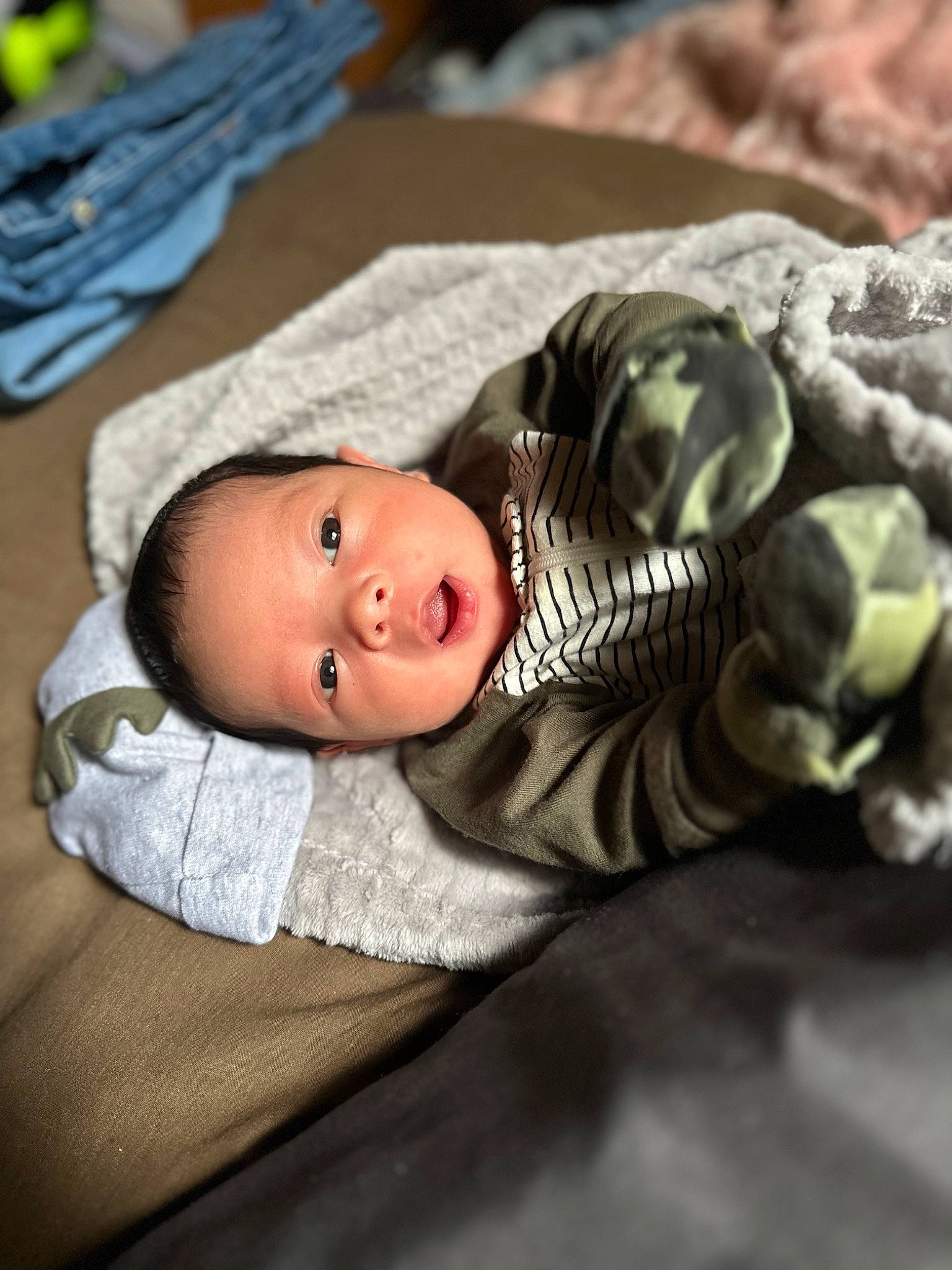 Kaison is registered to the contest to win money with this photo: baby, baby_products, baby_sleeping, baby_toddler_clothing, bedding, bedtime, child, comfort, fashion_accessory, flash_photography, happy, hat, linens, nap, person, room, sitting, sleep, sleeve, toddler