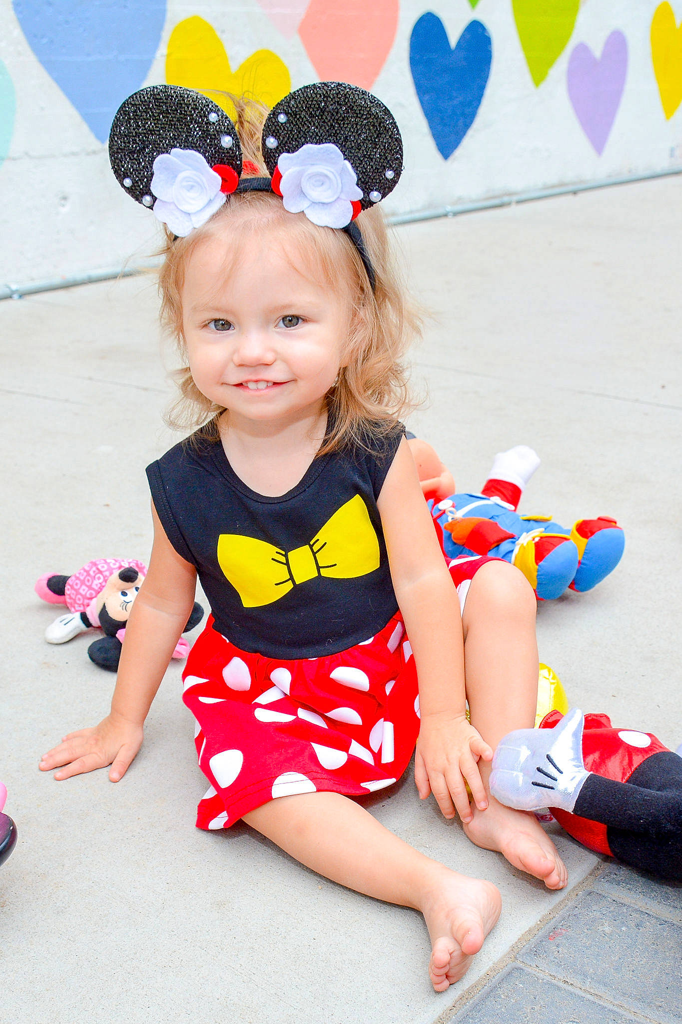 Edith joined the competition — help win amazing prizes! baby, baby_bloomers, baby_products, baby_toddler_clothing, child, clothing, costume, costume_accessory, design, ear, hair_accessory, headband, headgear, joy, pattern, person, play, polka_dot, product, toddler