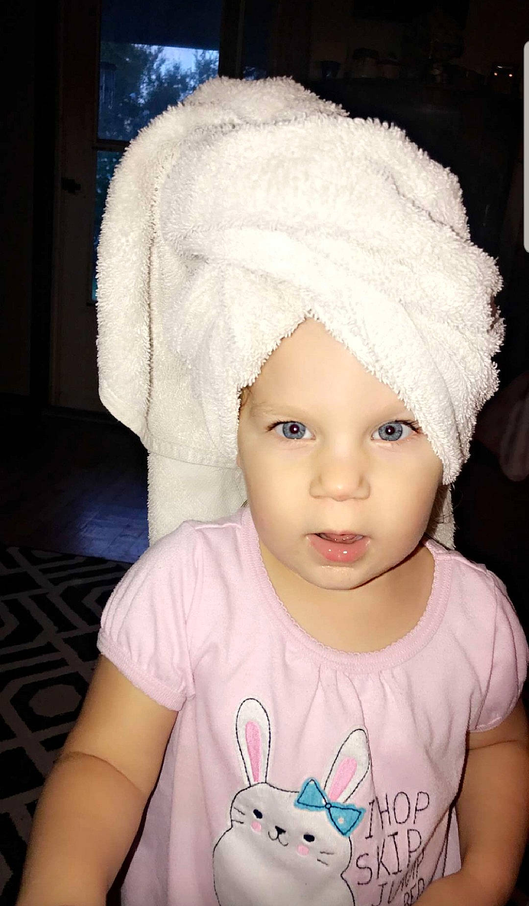 Aris is registered to the contest to win money with this photo: baby_toddler_clothing, blue, cap, cheek, chin, clothing, cool, ear, eye, eyebrow, eyelash, flash_photography, happy, headgear, headwear, lip, person, pink, sleeve, smile