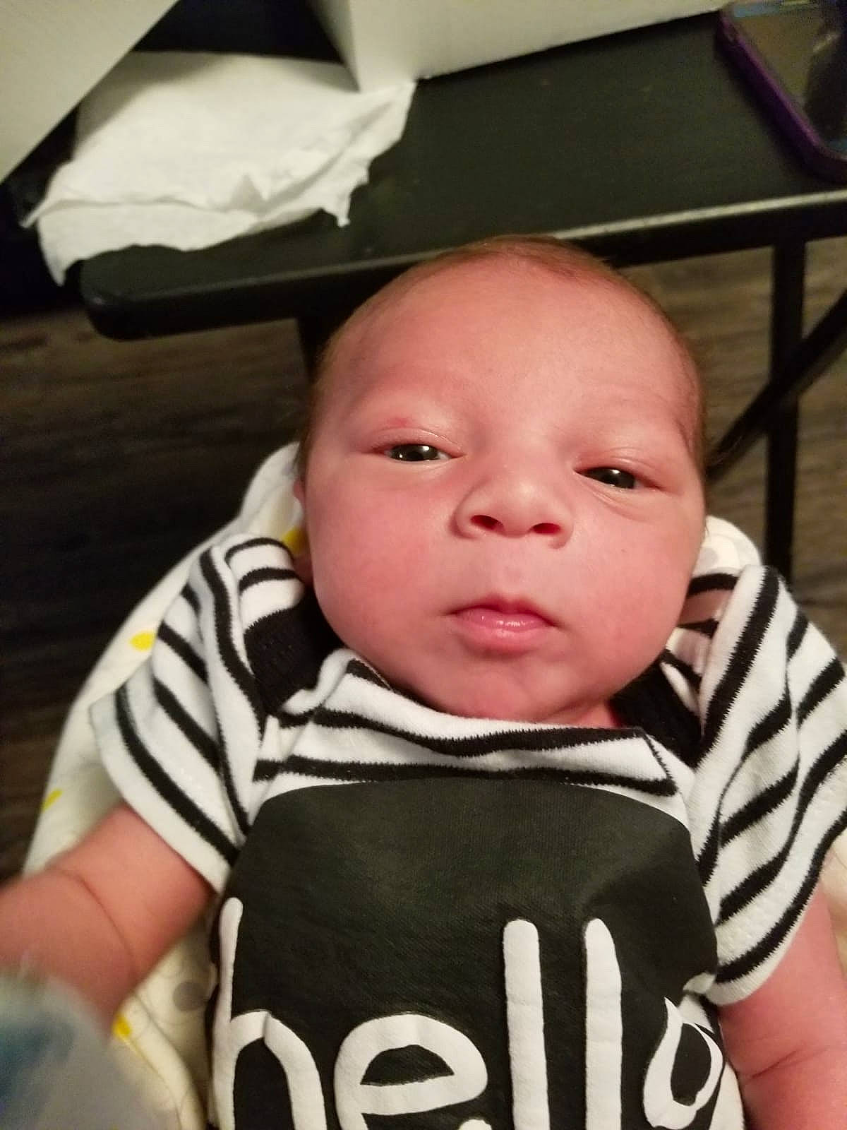 Damien joined the competition — help win amazing prizes! baby, cheek, child, cool, face, head, person, toddler