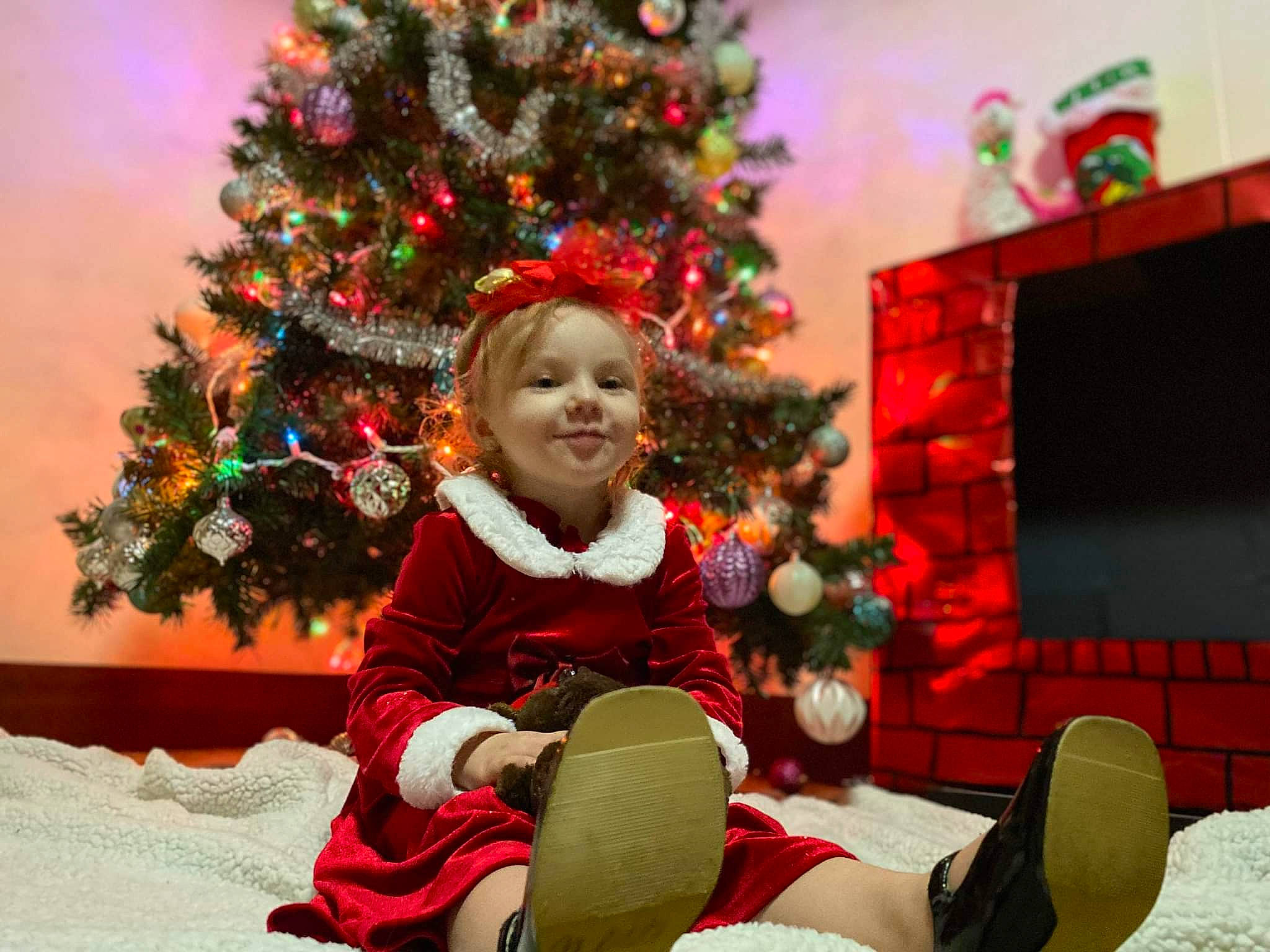 Legacy joined the competition — help win amazing prizes! christmas, christmas_decoration, christmas_eve, christmas_ornament, christmas_tree, decoration, event, evergreen, happy, holiday, holiday_ornament, ornament, person, photograph, plant, red, smile, snapshot, toddler, tree