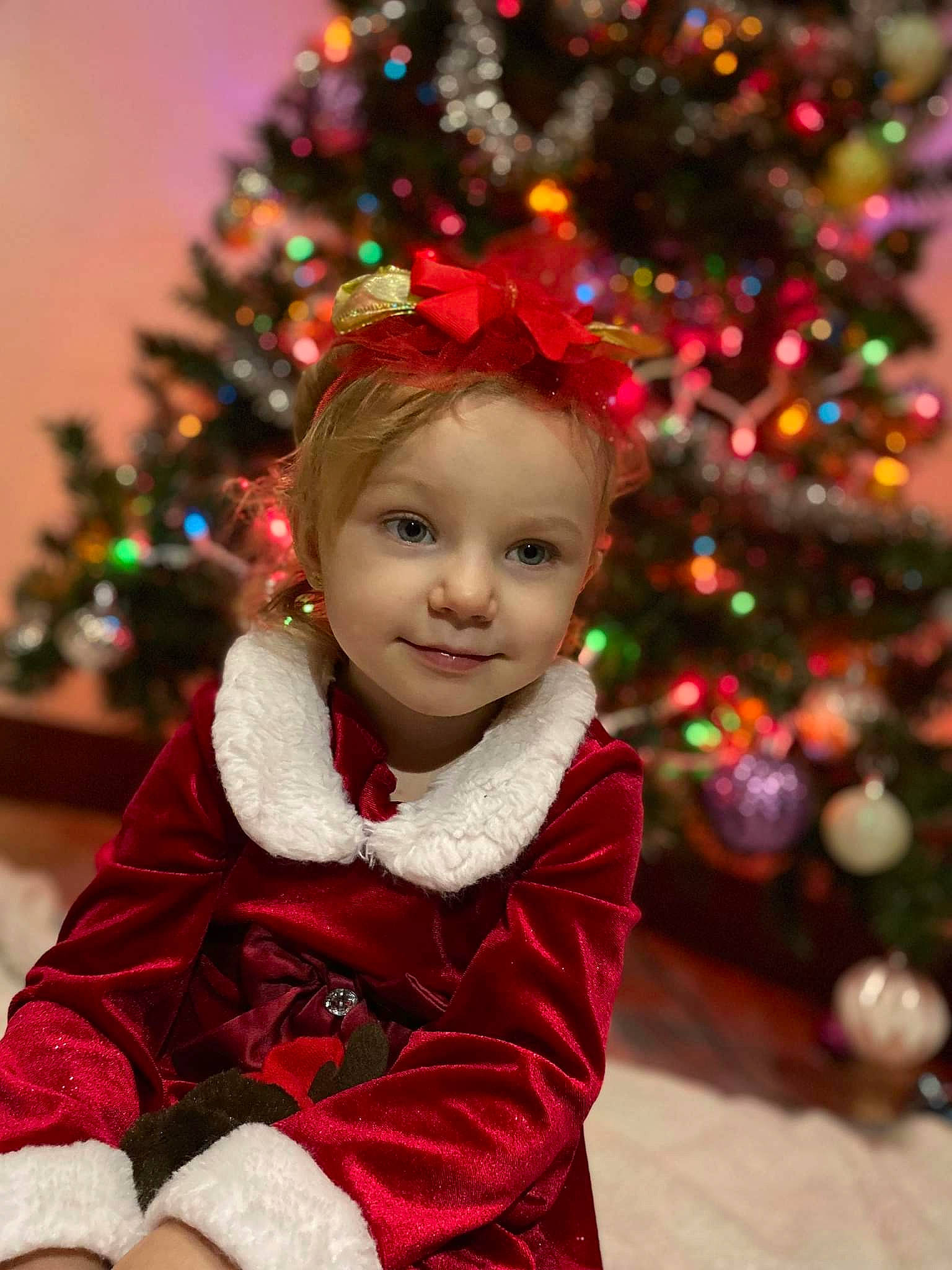 Legacy is registered to the contest to win money with this photo: beauty, cheek, christmas, christmas_decoration, christmas_ornament, christmas_tree, eye, face, facial_expression, happy, head, holiday_ornament, human_body, joy, person, photograph, plant, red, sleeve, smile