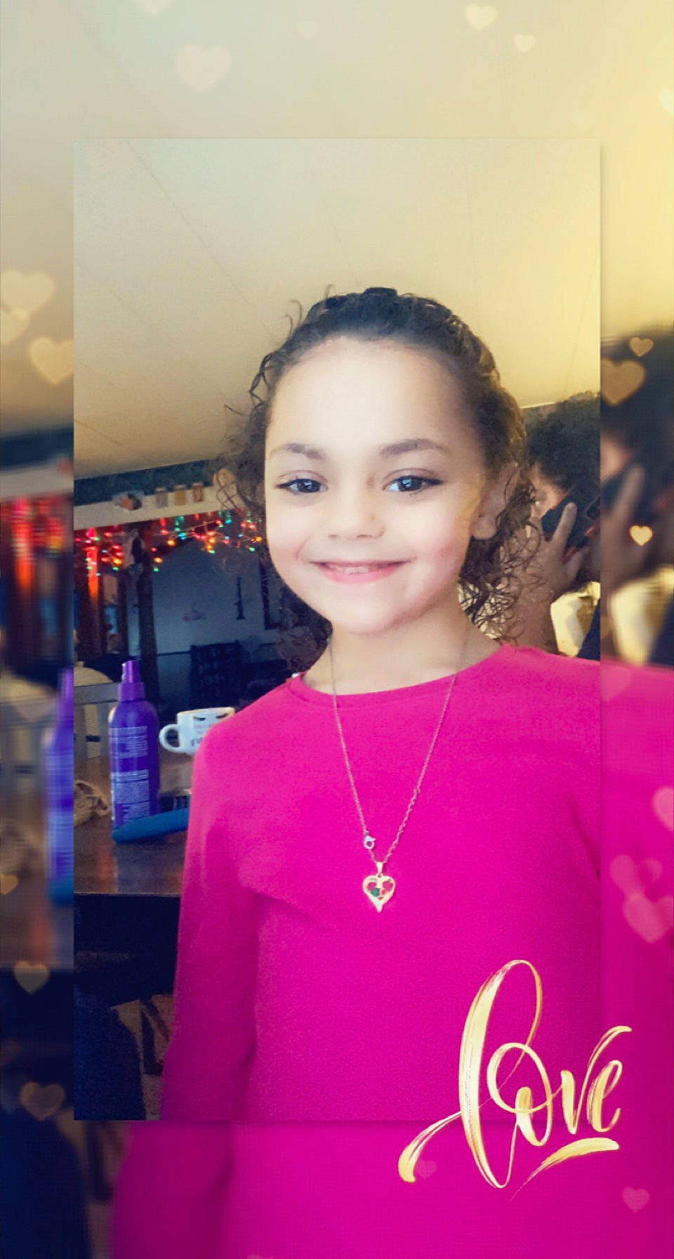 Nevaeh joined the competition — help win amazing prizes! black_hair, bottle, eyebrow, eyelash, facial_expression, fashion, fashion_design, fun, hair, happy, iris, joy, lip, long_hair, magenta, neck, person, product, skin, sleeve