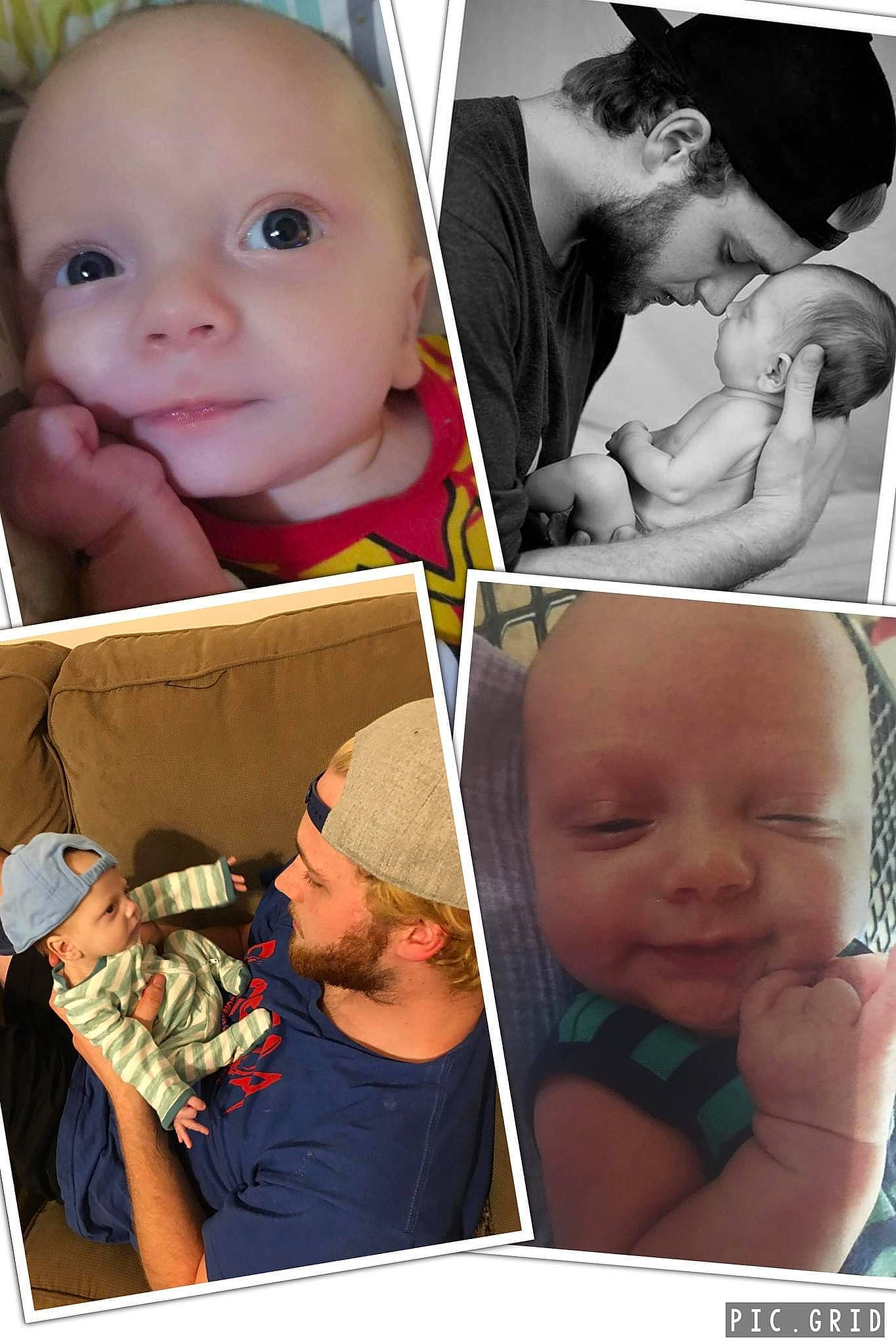 Parker joined the competition — help win amazing prizes! baby, cheek, chin, eyebrow, eyelash, face, facial_expression, finger, forehead, hairstyle, head, headwear, human, jaw, mouth, muscle, nose, organ, person, photograph