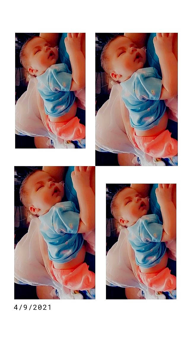 Gracelynn is registered to the contest to win money with this photo: arm, azure, baby, blue, cheek, clothing, face, facial_expression, green, hand, head, human, muscle, neck, organ, person, photograph, product, skin, white