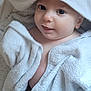 baby, towel, hood, cute, smile, face, child, skin, eyes, blanket, soft, cozy, indoors, infant, portrait, wrapped, cute_clothing, happy, baby_bath, childhood
