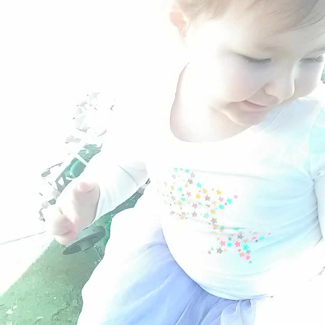 Sophia is registered to the contest to win money with this photo: beauty, child, dress, joint, neck, photography, shoulder, skin, smile, turquoise, white