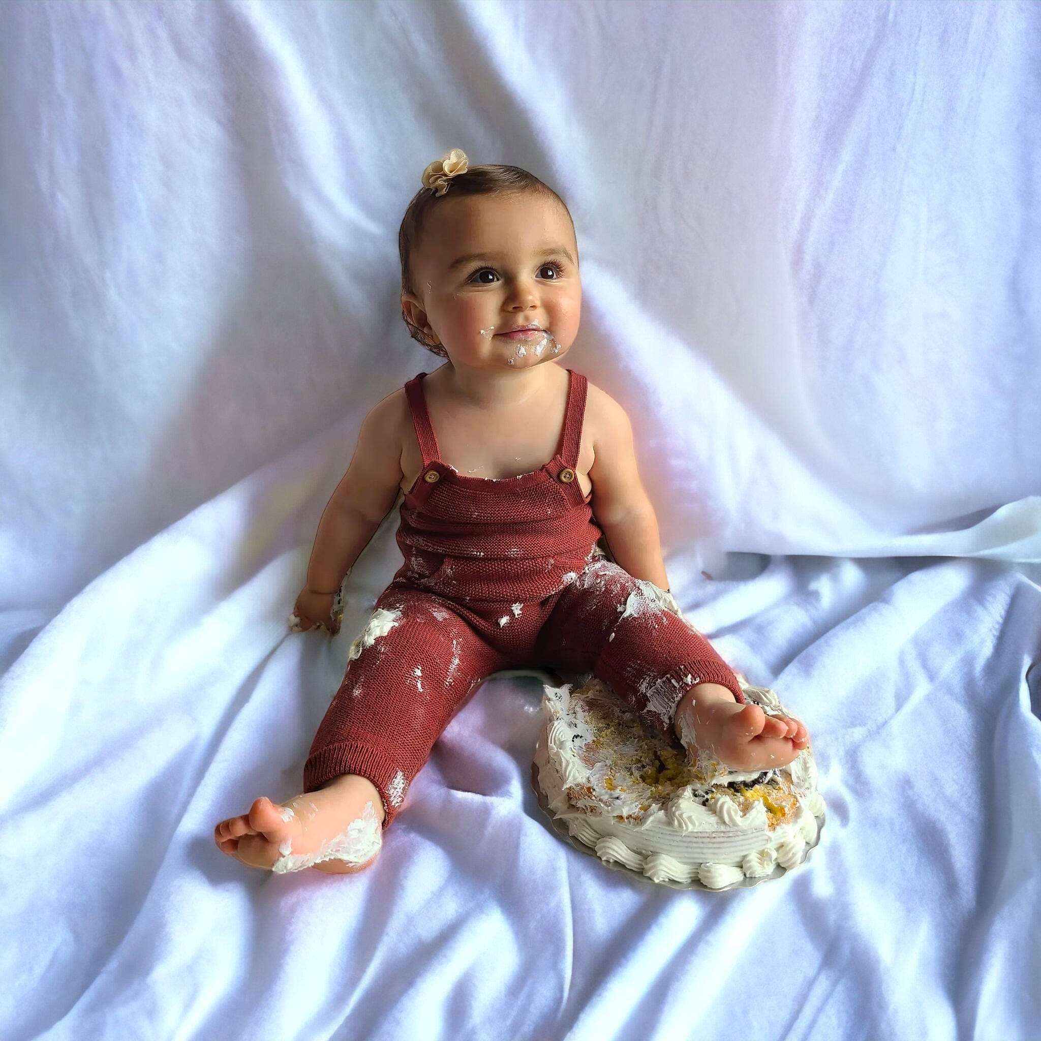 Scarlett joined the competition — help win amazing prizes! baby_toddler_clothing, comfort, doll, dress, embellishment, eye, fashion_design, formal_wear, happy, head, human_leg, iris, joy, linens, neck, person, shoulder, sleeve, toddler, toy