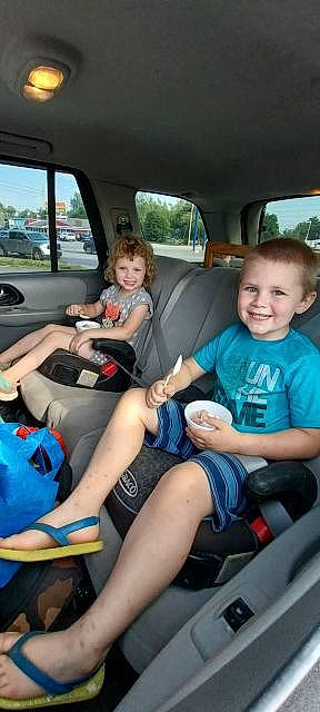 Connor joined the competition — help win amazing prizes! automotive_design, automotive_exterior, car, car_seat, car_seat_cover, finger, fun, joy, lap, leg, leisure, mode_of_transport, motor_vehicle, person, shorts, smile, summer, toddler, vehicle, vehicle_door