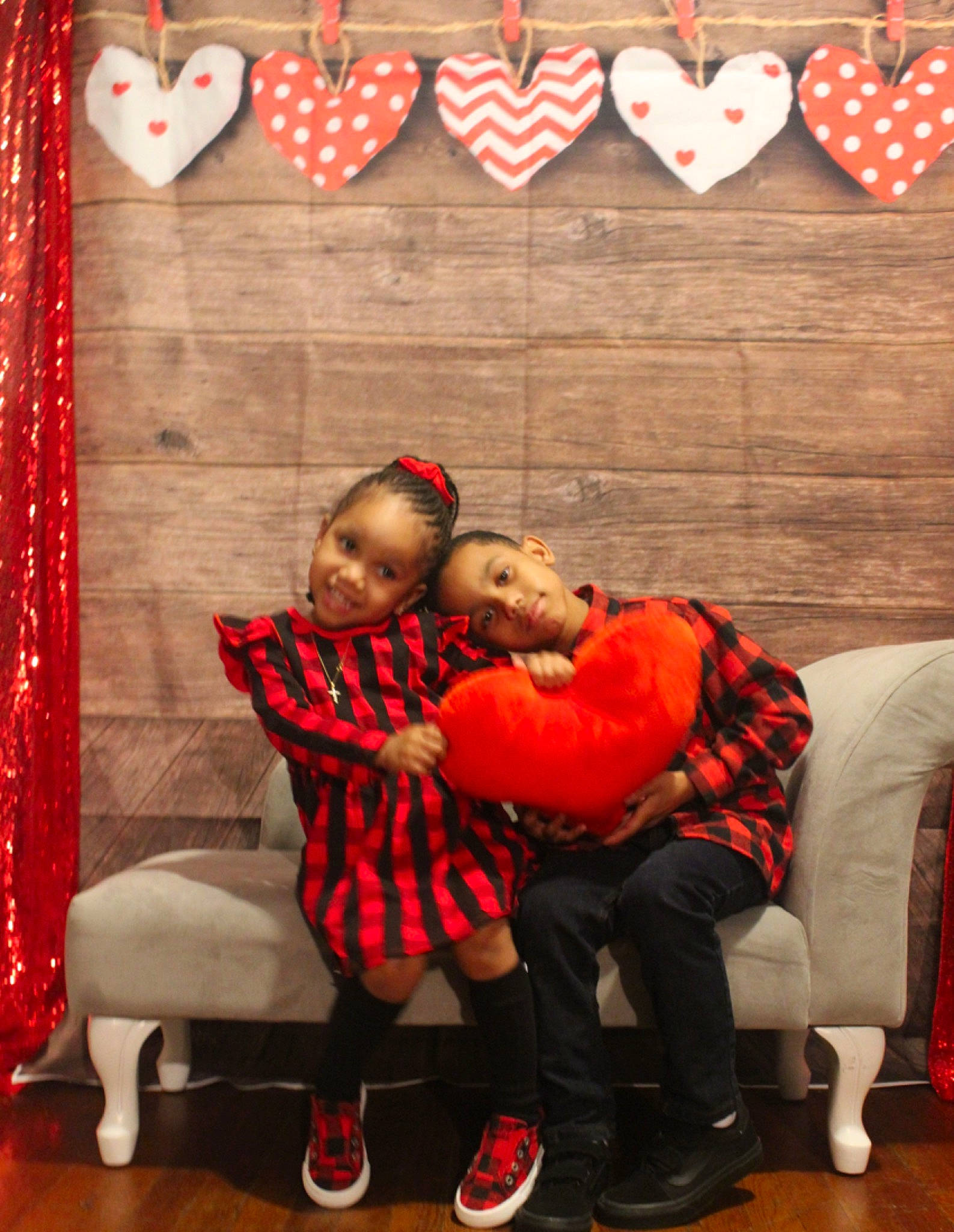 Kenzi joined the competition — help win amazing prizes! child, christmas, happy, heart, holiday, human_body, joy, love, person, red, room, toddler, valentines_day