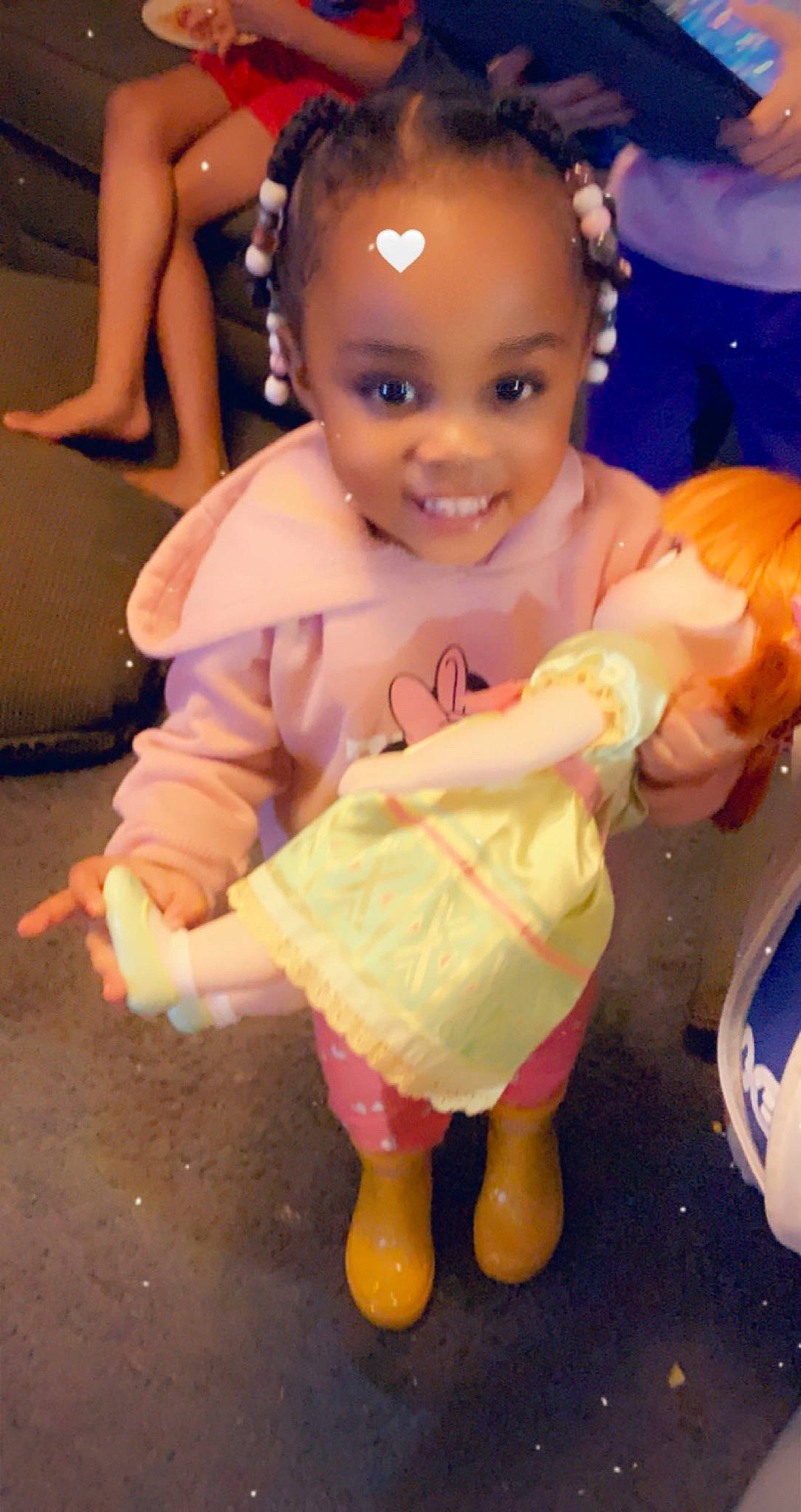 Takyla is registered to the contest to win money with this photo: baby_toddler_clothing, beauty, cheek, child, finger, fun, gesture, hairstyle, hand, happy, head, iris, joy, organ, people, person, pink, skin, smile, thumb