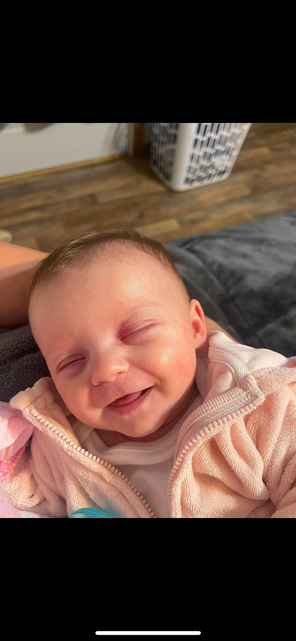 Graceleigh joined the competition — help win amazing prizes! baby, baby_toddler_clothing, cheek, child, chin, comfort, ear, eye, eyebrow, eyelash, happy, human_body, iris, lip, mouth, nose, person, skin, smile, thumb