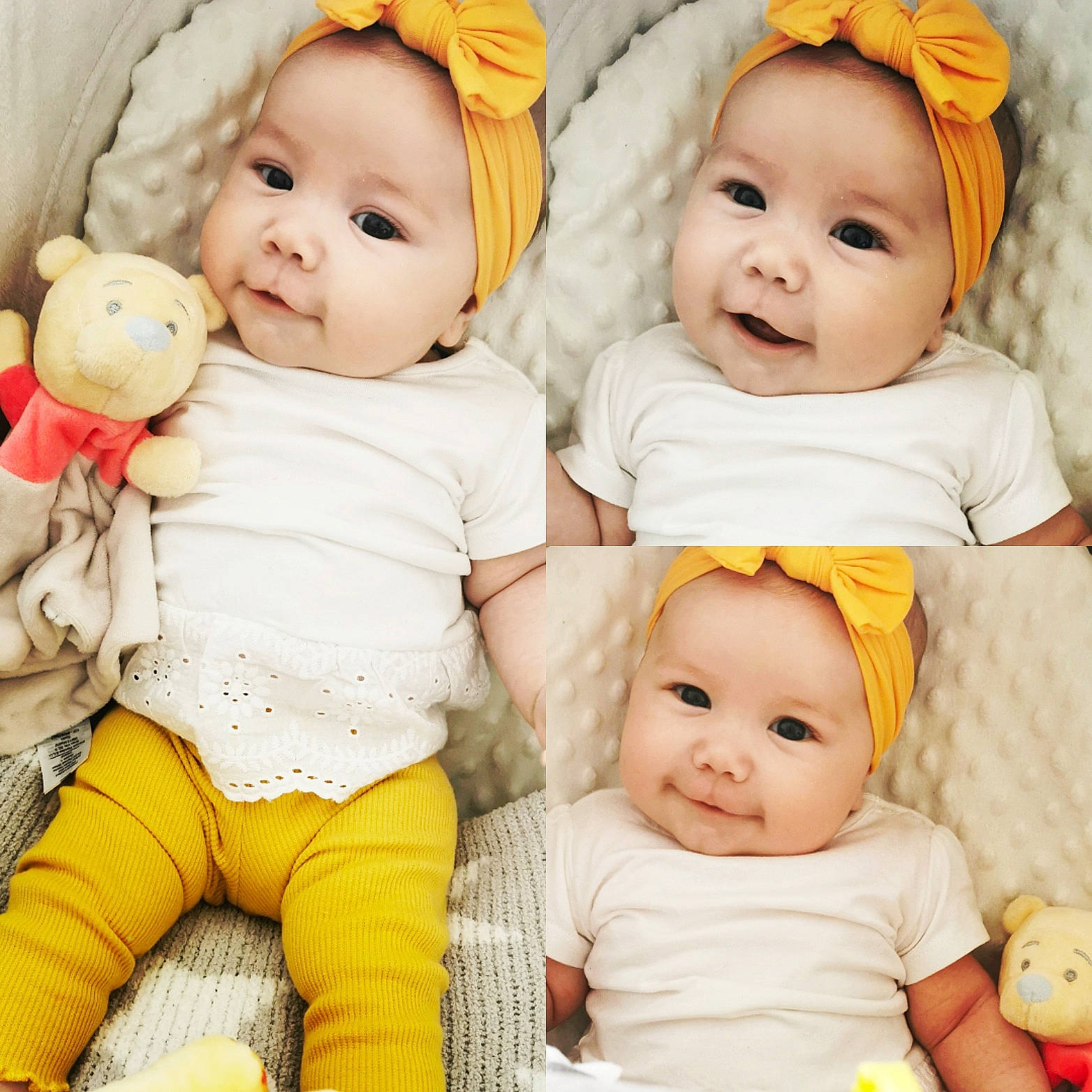 Harlie joined the competition — help win amazing prizes! baby, baby_products, baby_sleeping, baby_toddler_clothing, child, child_model, family, happy, headgear, headwear, person, product, sibling, sleeve, smile, toddler, yellow