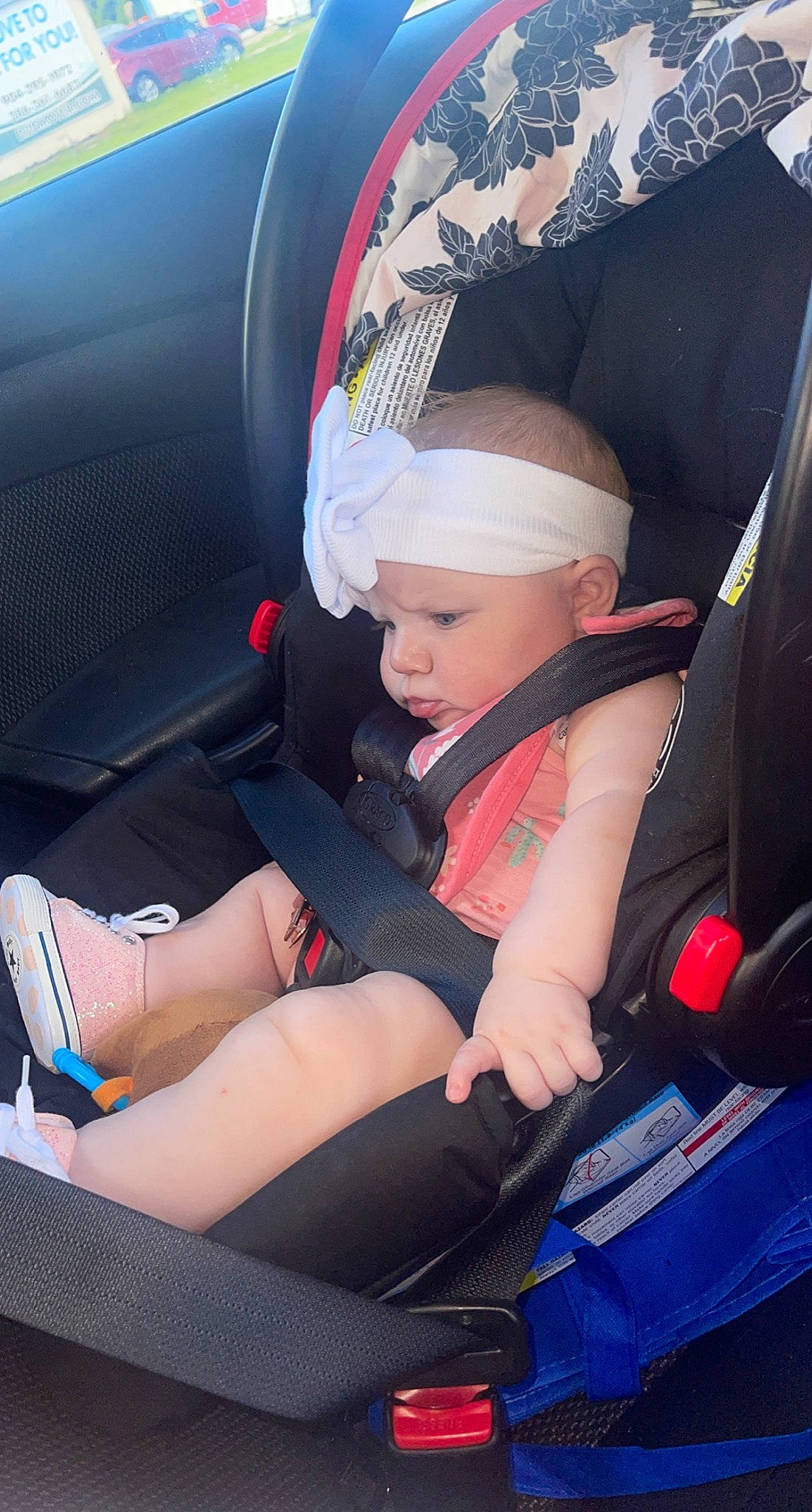 Naomi joined the competition — help win amazing prizes! auto_part, automotive_design, automotive_exterior, car, car_seat, car_seat_cover, comfort, electric_blue, family_car, head_restraint, headwear, human_leg, knee, lap, mode_of_transport, motor_vehicle, person, personal_luxury_car, steering_wheel, thigh