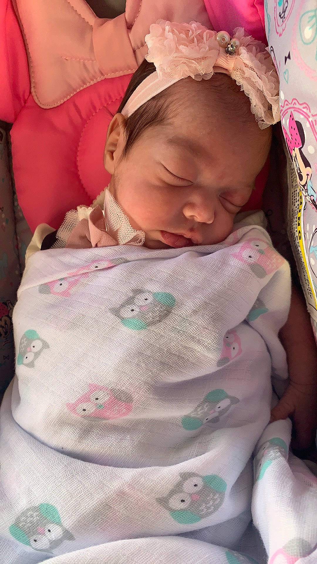 Barbara joined the competition — help win amazing prizes! baby, bedtime, birth, cheek, child, hand, linens, person, pink, skin, sleep, smile, textile, toddler