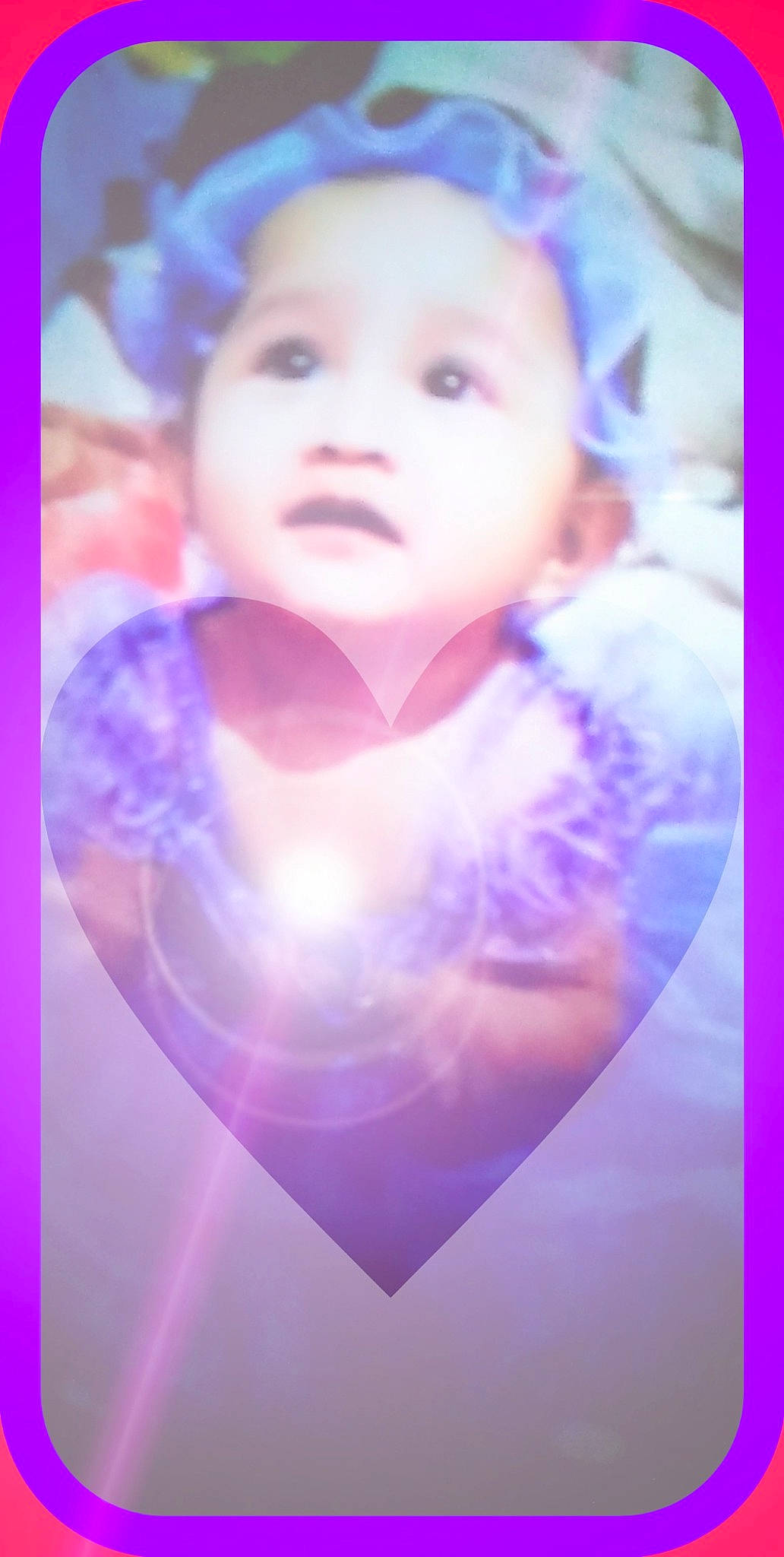 Ximena joined the competition — help win amazing prizes! child, face, fictional_character, iris, lavender, lilac, person, pink, purple, smile, toddler, violet