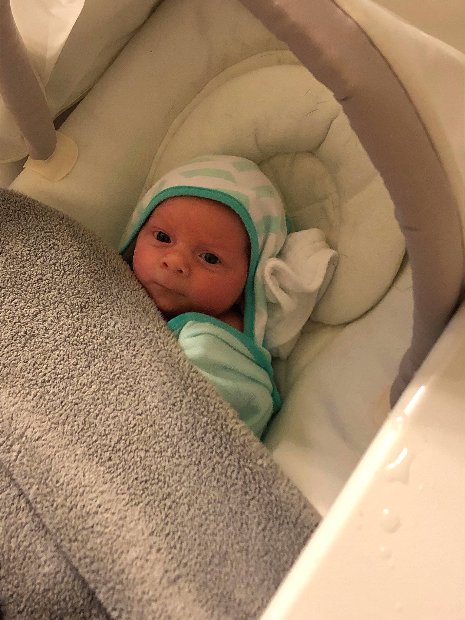 Braeden is registered to the contest to win money with this photo: baby, baby_products, baby_safety, baby_sleeping, bedtime, child, comfort, infant_bed, linens, nap, person, product, skin, sleep, toddler