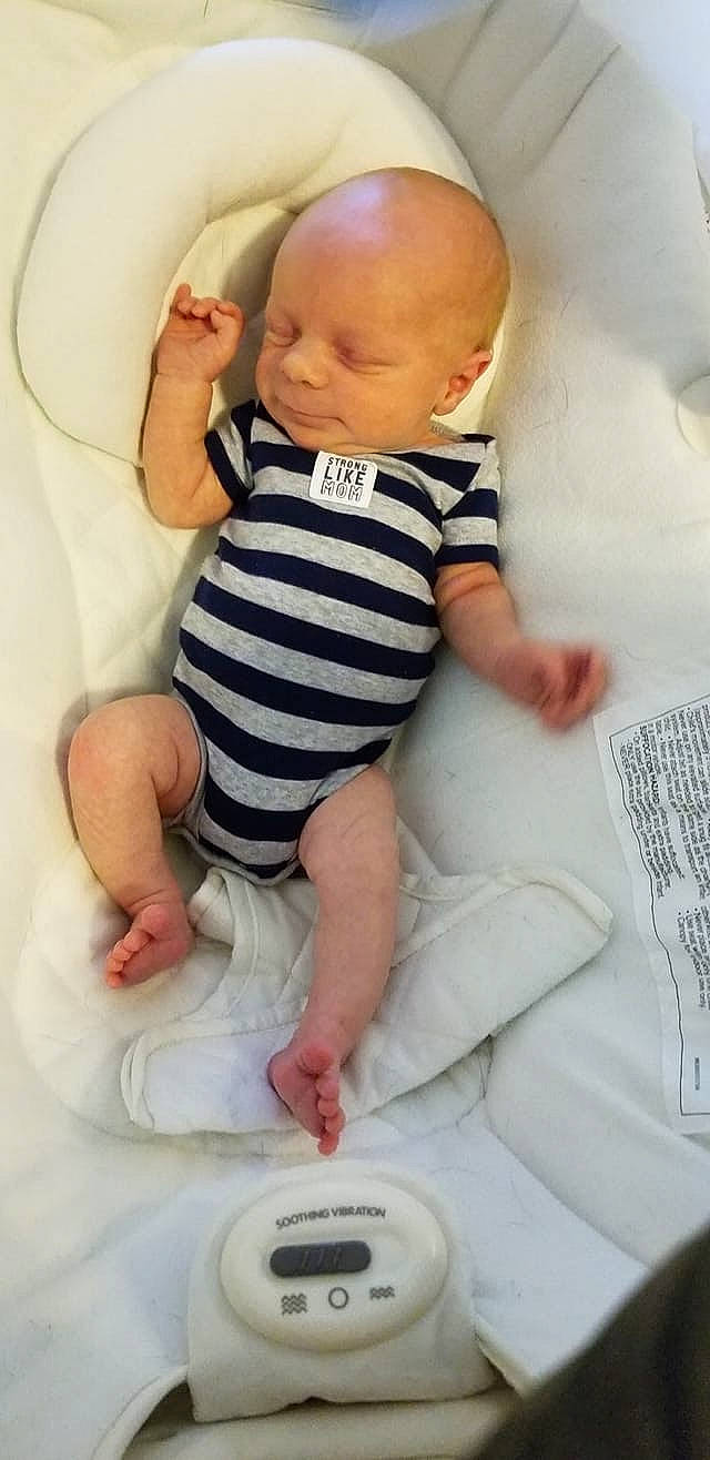 Braeden joined the competition — help win amazing prizes! baby, baby_products, baby_safety, baby_sleeping, baby_toddler_clothing, child, comfort, person, product, toddler