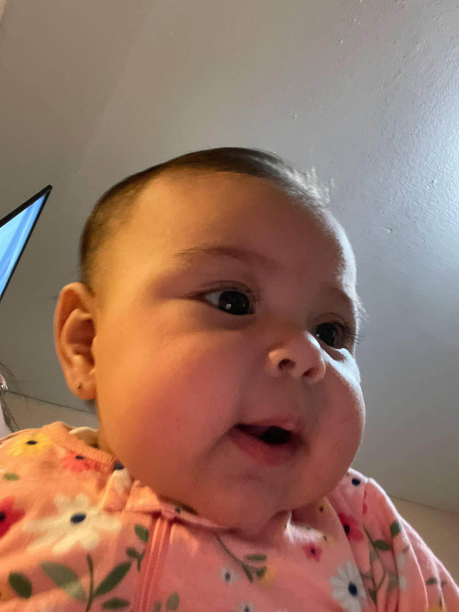 Camila joined the competition — help win amazing prizes! baby, baby_toddler_clothing, cheek, child, chin, collar, ear, eyelash, facial_expression, happy, iris, lip, mouth, neck, nose, pattern, person, skin, sleeve, smile