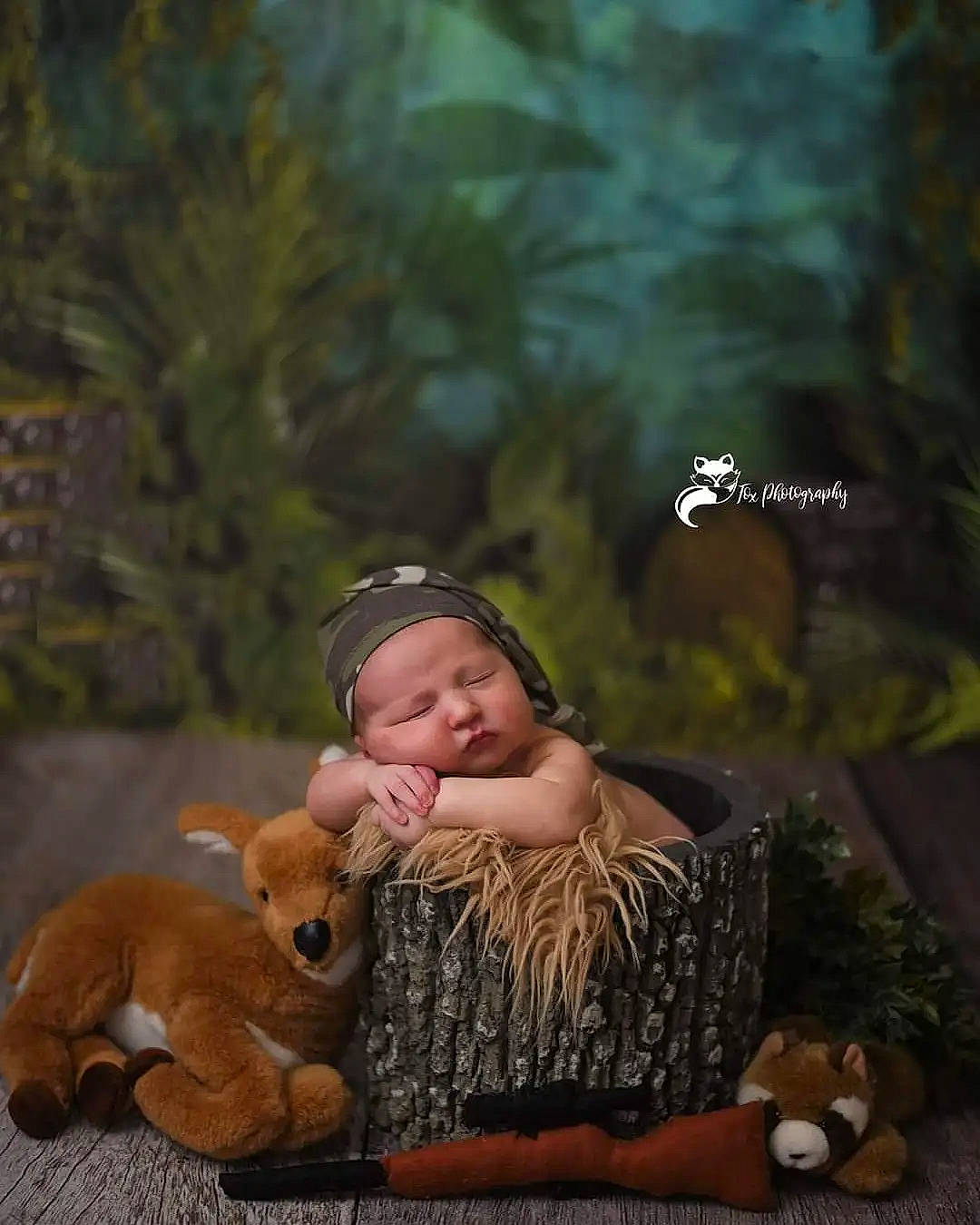 Zaidyn joined the competition — help win amazing prizes! adaptation, baby, cap, child, companion_dog, fawn, flash_photography, fun, fur, grass, happy, hat, headwear, landscape, person, photo_caption, sitting, smile, stuffed_toy, toddler