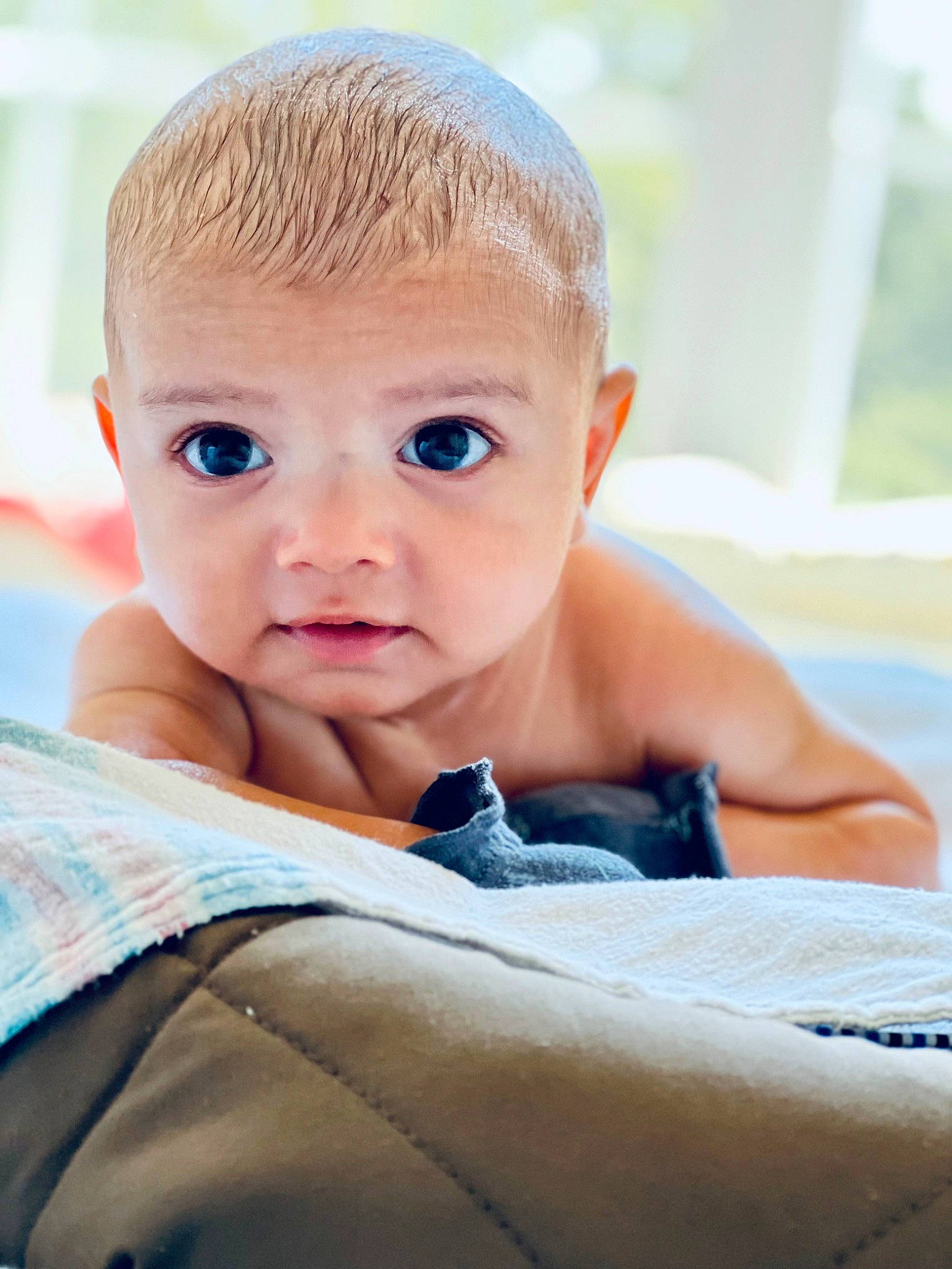 Aryan joined the competition — help win amazing prizes! azure, baby, baby_products, baby_toddler_clothing, cheek, child, chin, comfort, fun, grass, happy, leisure, linens, nose, person, portrait_photography, sitting, skin, toddler, tummy_time
