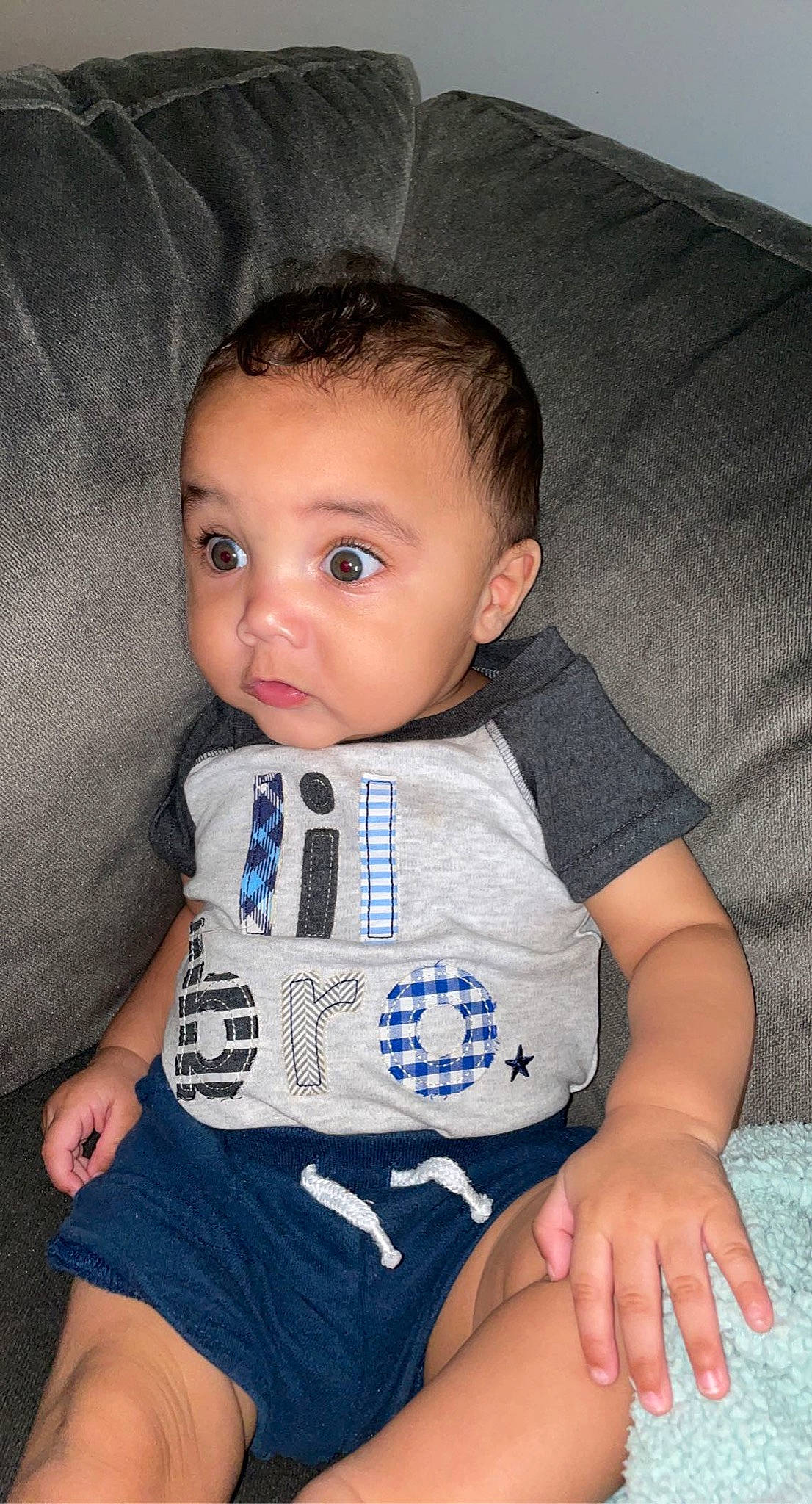 Kobi joined the competition — help win amazing prizes! arm, baby, baby_toddler_clothing, cheek, chin, comfort, eye, eyelash, face, finger, flash_photography, hairstyle, head, human_body, iris, neck, person, skin, sleeve, toddler