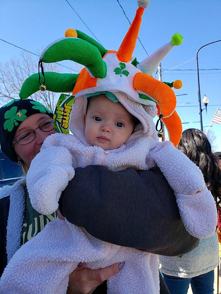 Nova joined the competition — help win amazing prizes! carnival, child, costume, event, fun, happy, headgear, holiday, person, smile, snow, winter