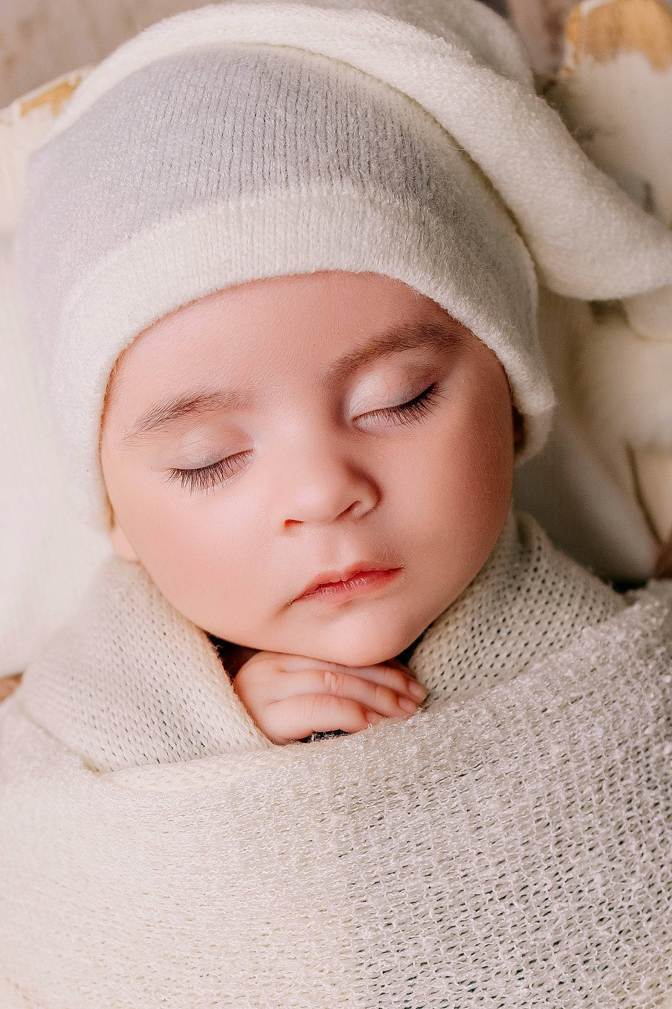 Jarlii joined the competition — help win amazing prizes! baby, baby_sleeping, cap, cheek, child, chin, comfort, eyebrow, fur, gesture, happy, headwear, knit_cap, linens, lip, nose, outerwear, person, skin, sleeve