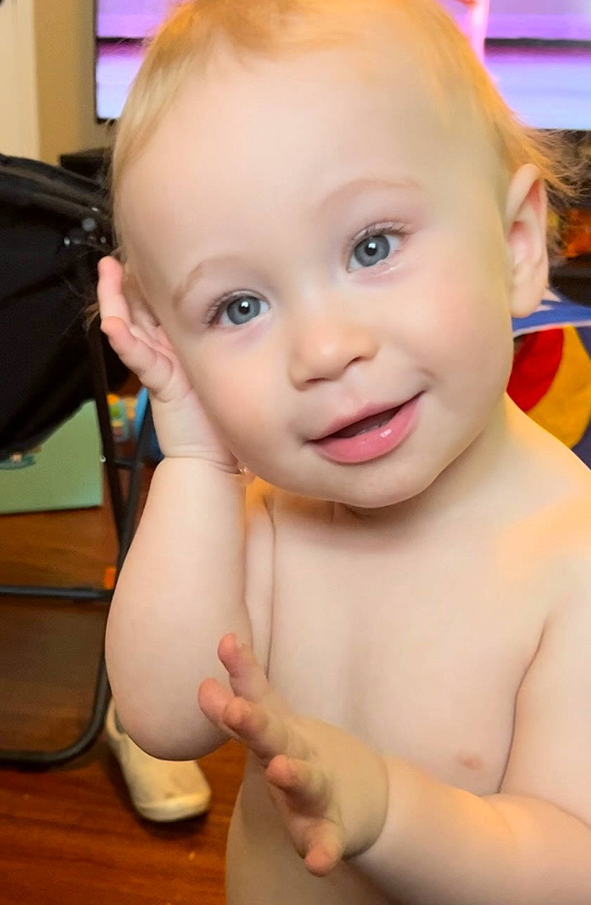 Adam joined the competition — help win amazing prizes! baby, cheek, chest, chin, ear, eyebrow, eyelash, finger, gesture, happy, human_body, iris, joy, lip, mouth, neck, nose, person, skin, smile