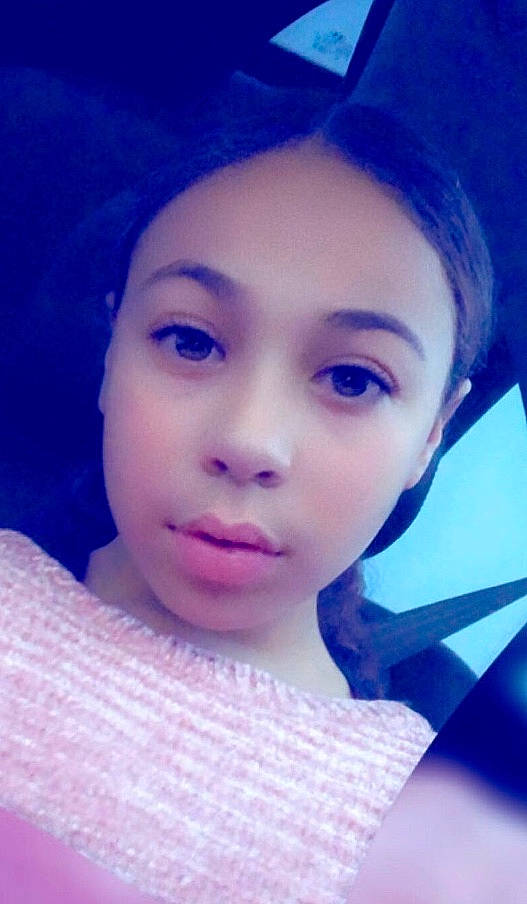 Kyana Roberts is registered to the contest to win money with this photo: beauty, blue, cheek, child, chin, cool, eye, eyebrow, face, forehead, hair, head, lip, nose, person, photography, purple, selfie, skin, sky